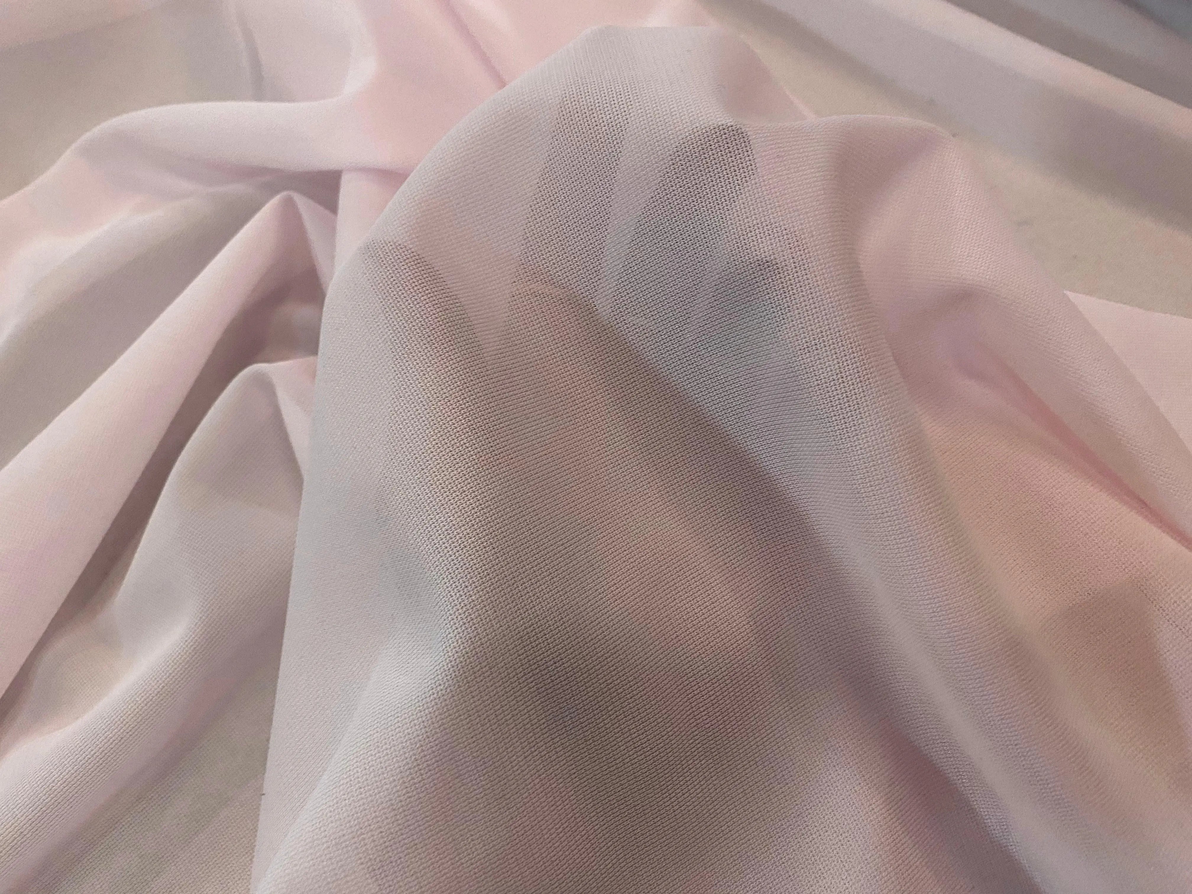 RÉSILLE FINE ROSE BÉBÉ 1% ÉLASTHANNE - My Little Coupon - tissu - coudre