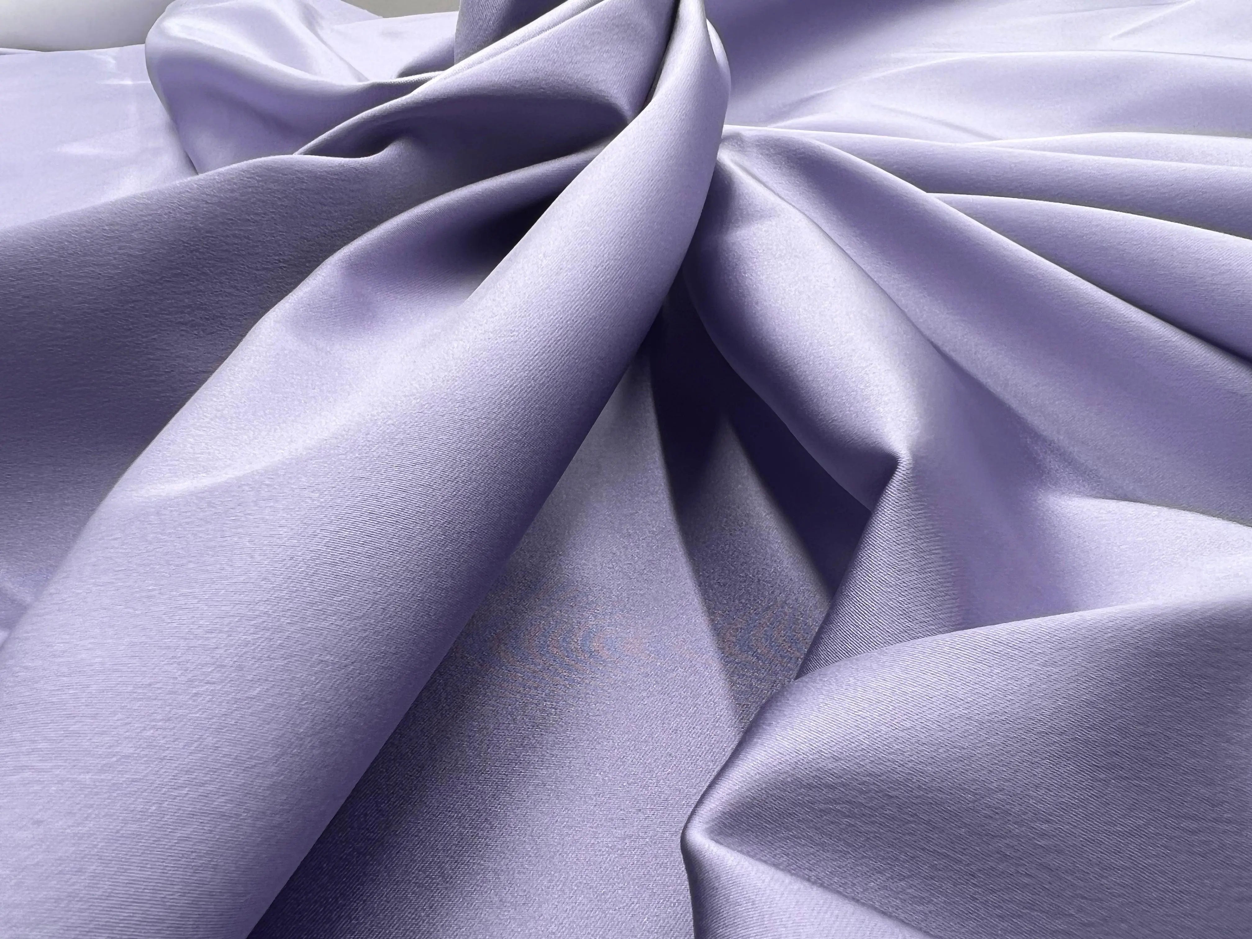 SATIN EXTENSIBLE GREENCEL LYONNAIS LILAS - My Little Coupon - tissu - coudre