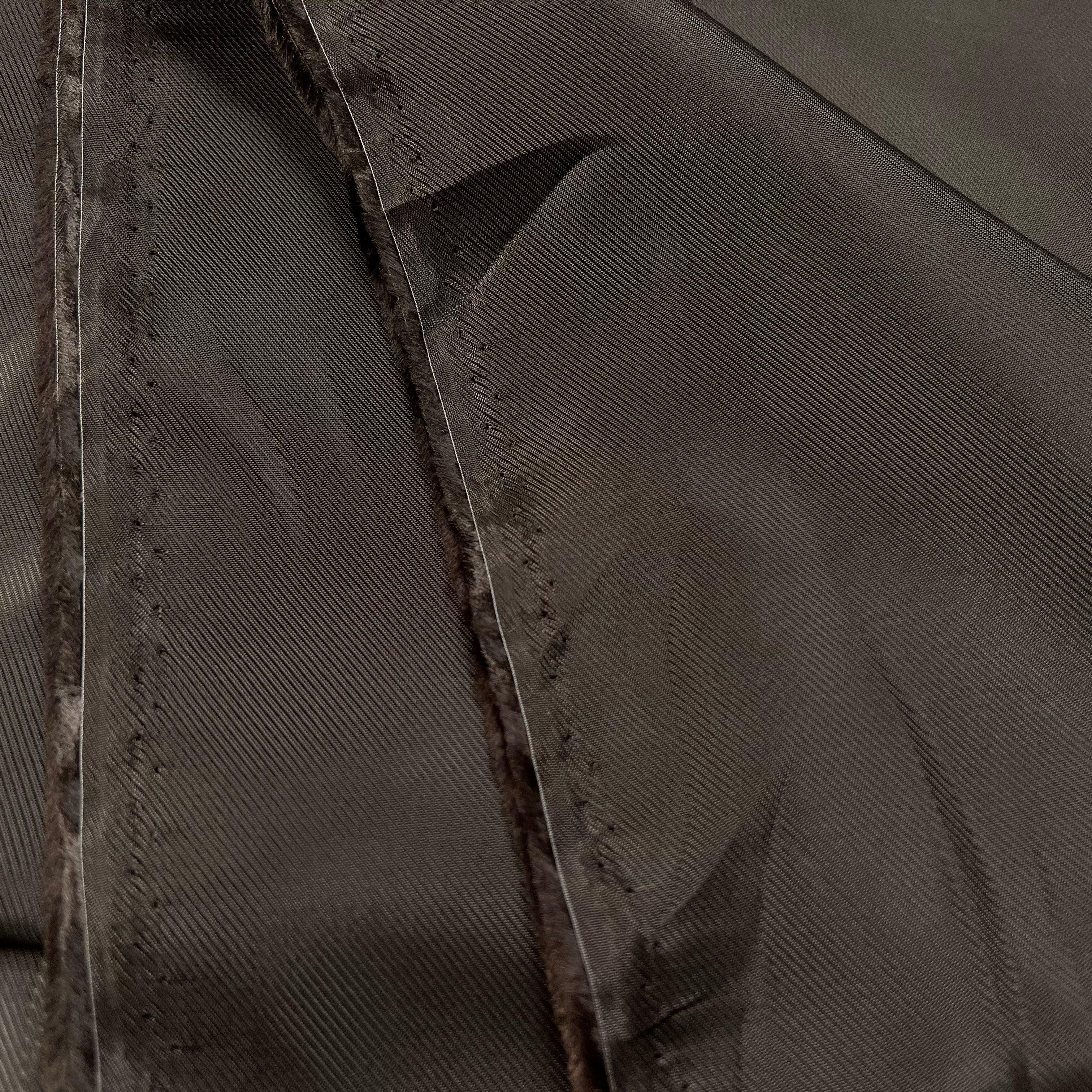 SATIN VISCOSE CHOCOLAT - coupon de tissu de 3 mètres - My Little Coupon - tissu - coudre