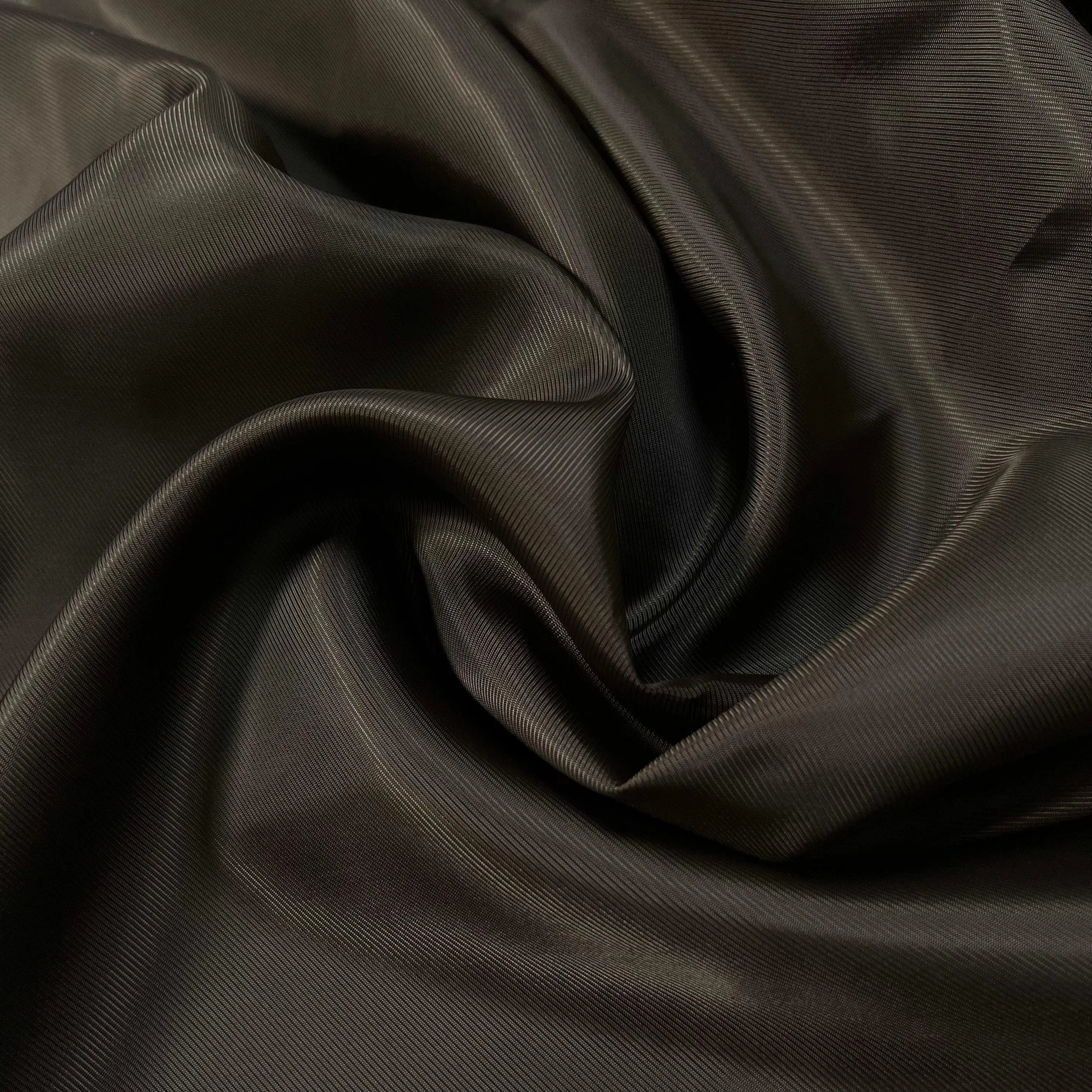 SATIN VISCOSE CHOCOLAT - coupon de tissu de 3 mètres - My Little Coupon - tissu - coudre