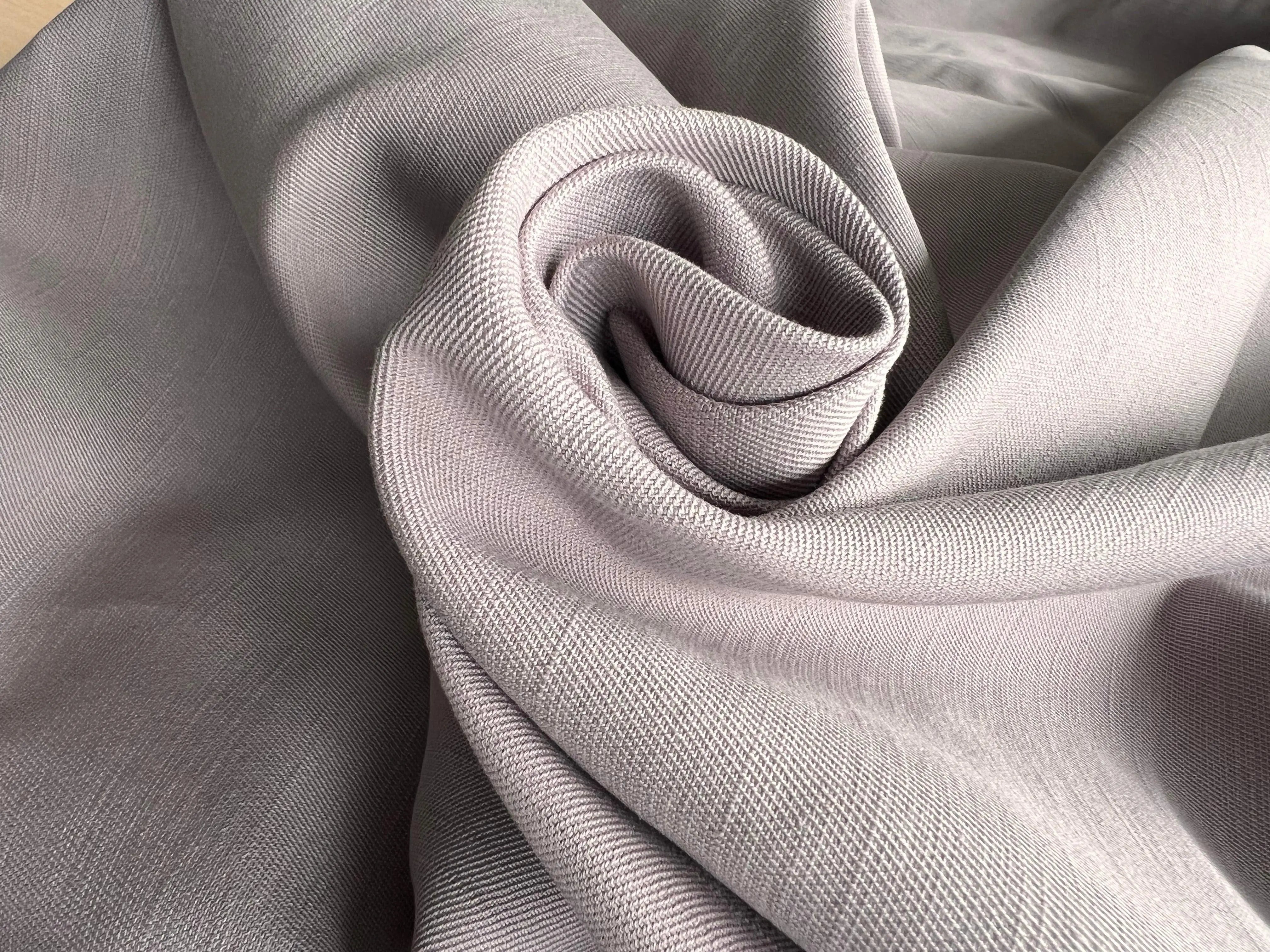 TISSU COTON ARMURÉ GRIS TAUPE - My Little Coupon - tissu - coudre
