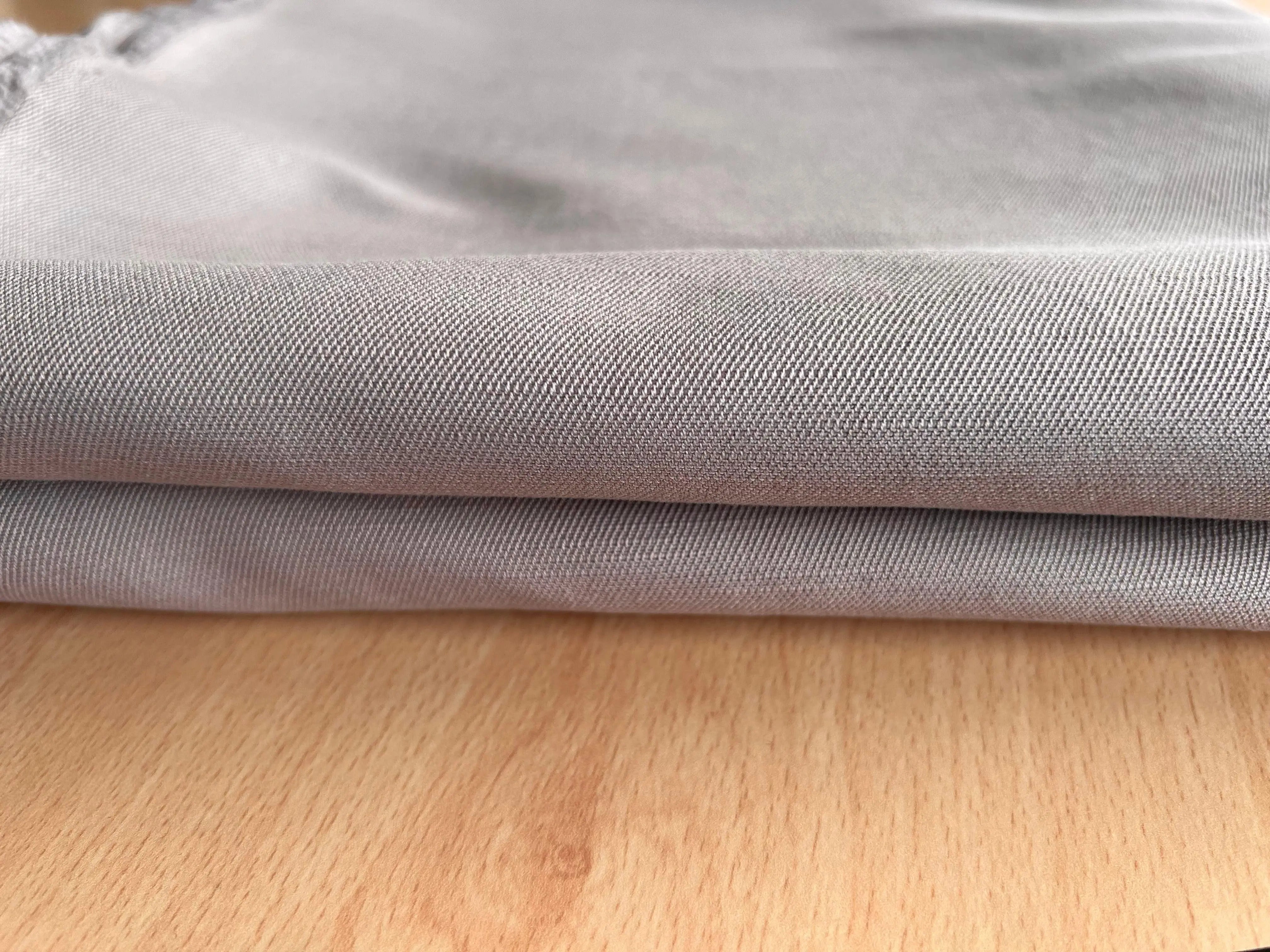 TISSU COTON ARMURÉ GRIS TAUPE - My Little Coupon - tissu - coudre
