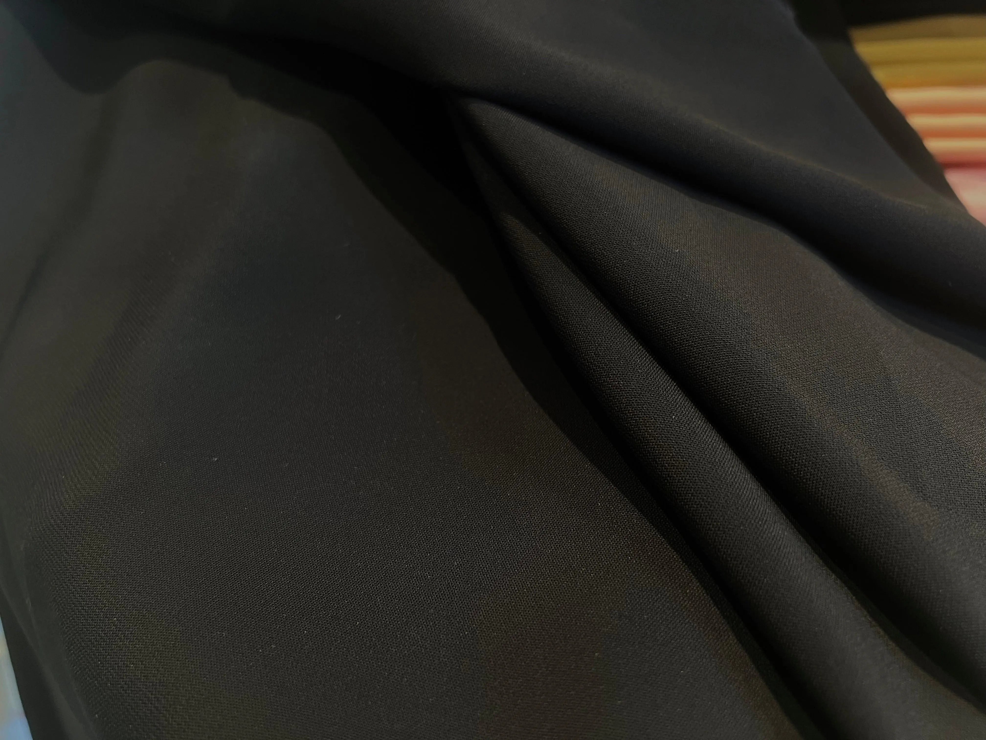 TISSU TEXTURÉ NOIR - My Little Coupon - tissu - coudre