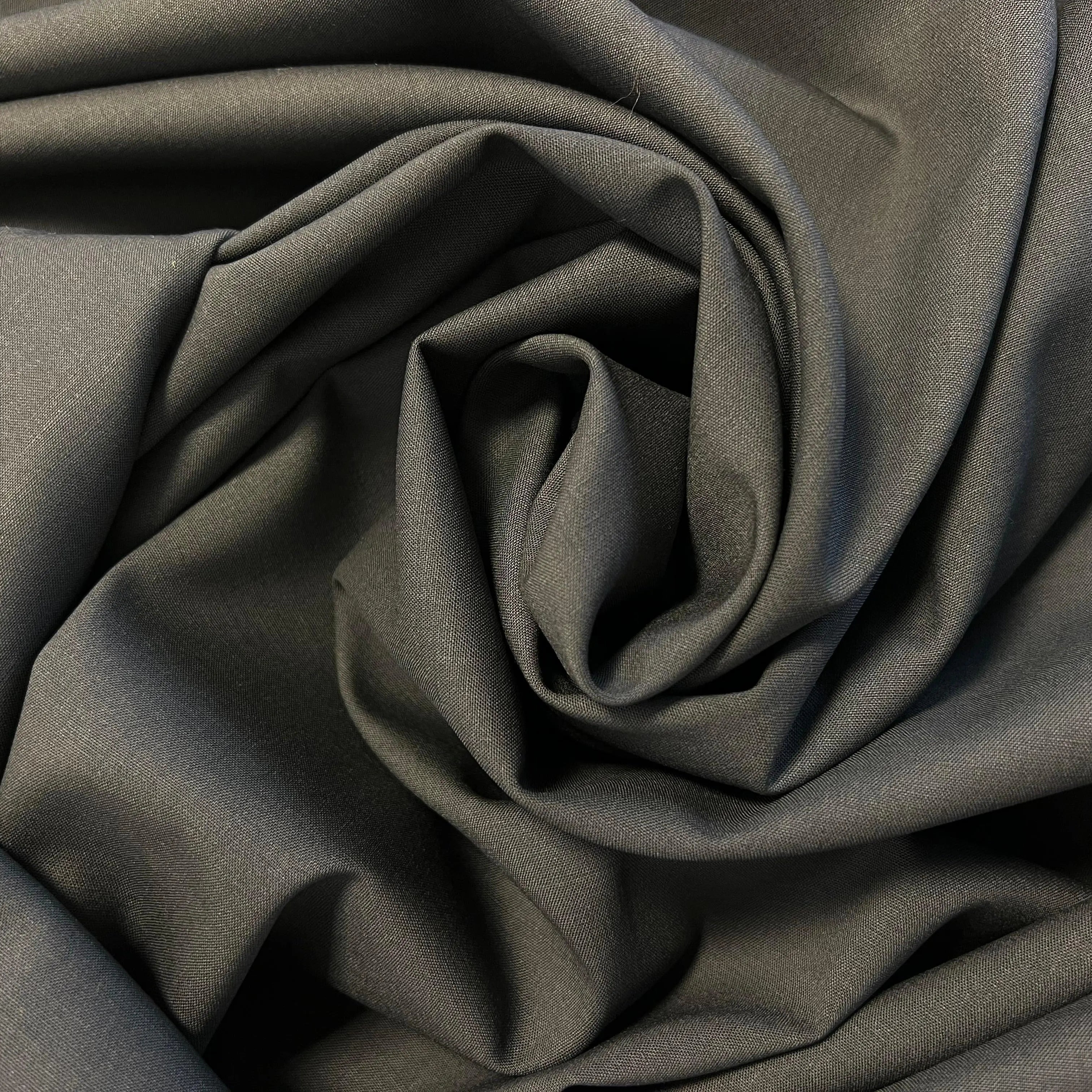 TOILE DE LAINE GRIS MASTIC - coupon de 3 mètres - My Little Coupon - tissu - coudre