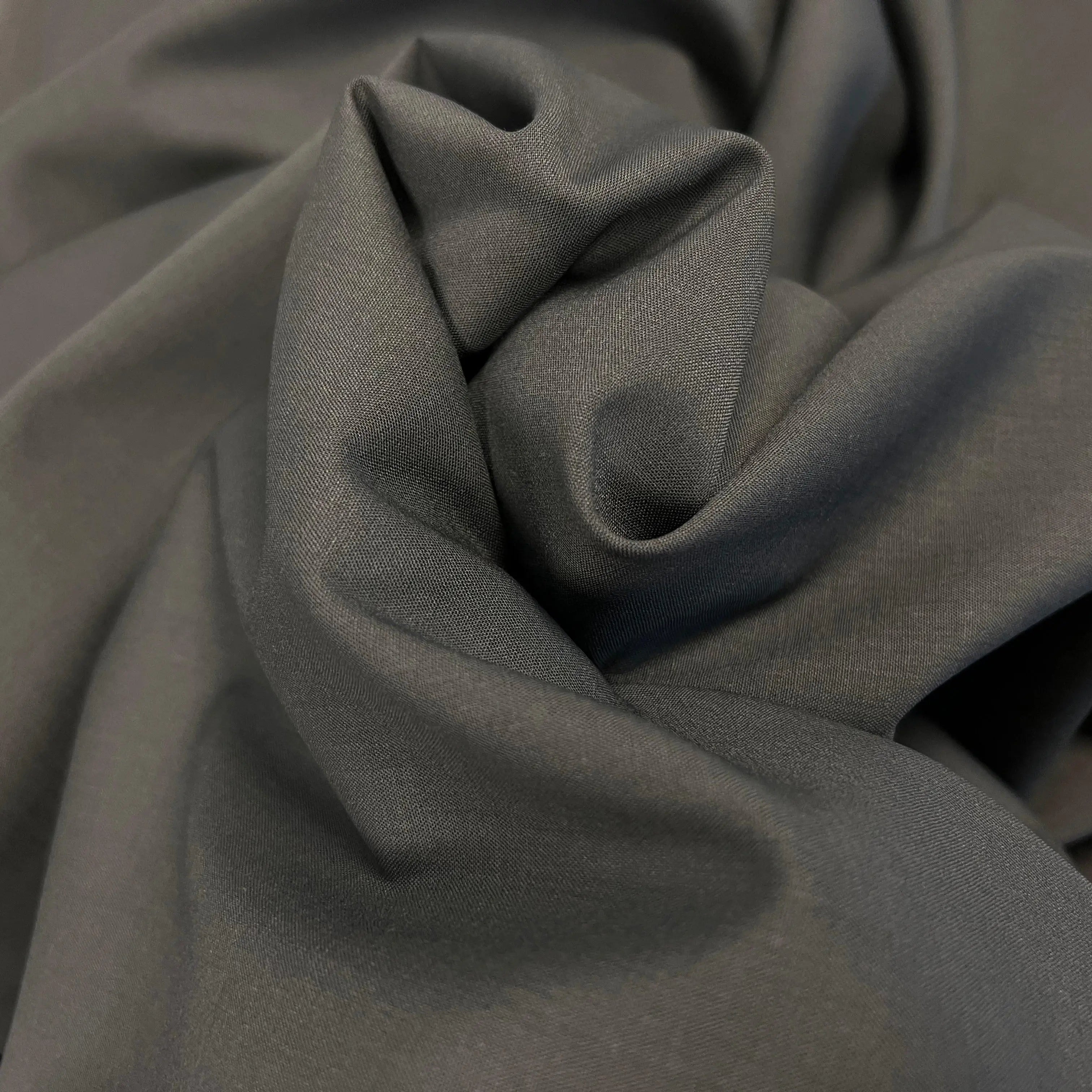 TOILE DE LAINE GRIS MASTIC - coupon de 3 mètres - My Little Coupon - tissu - coudre