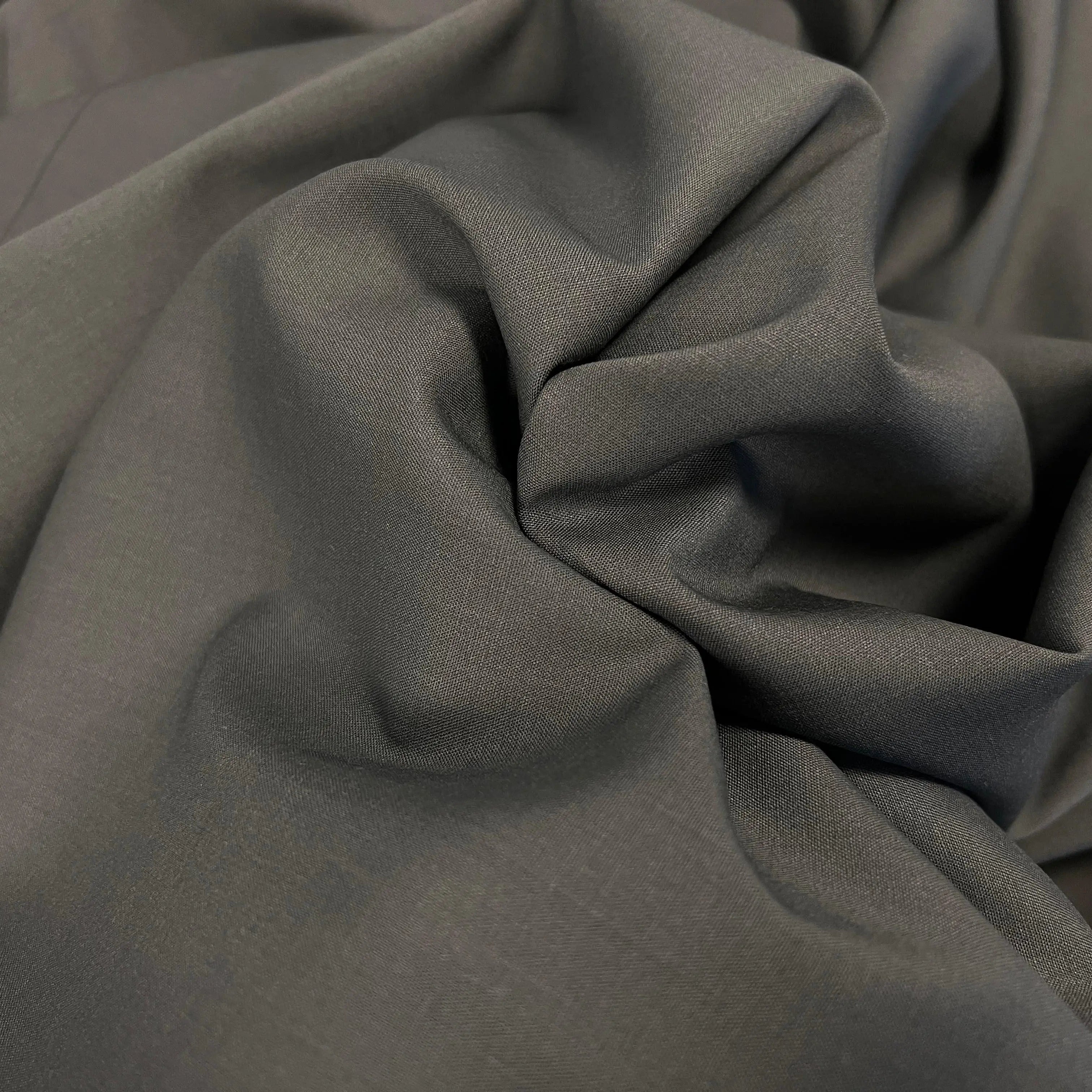 TOILE DE LAINE GRIS MASTIC - coupon de 3 mètres - My Little Coupon - tissu - coudre