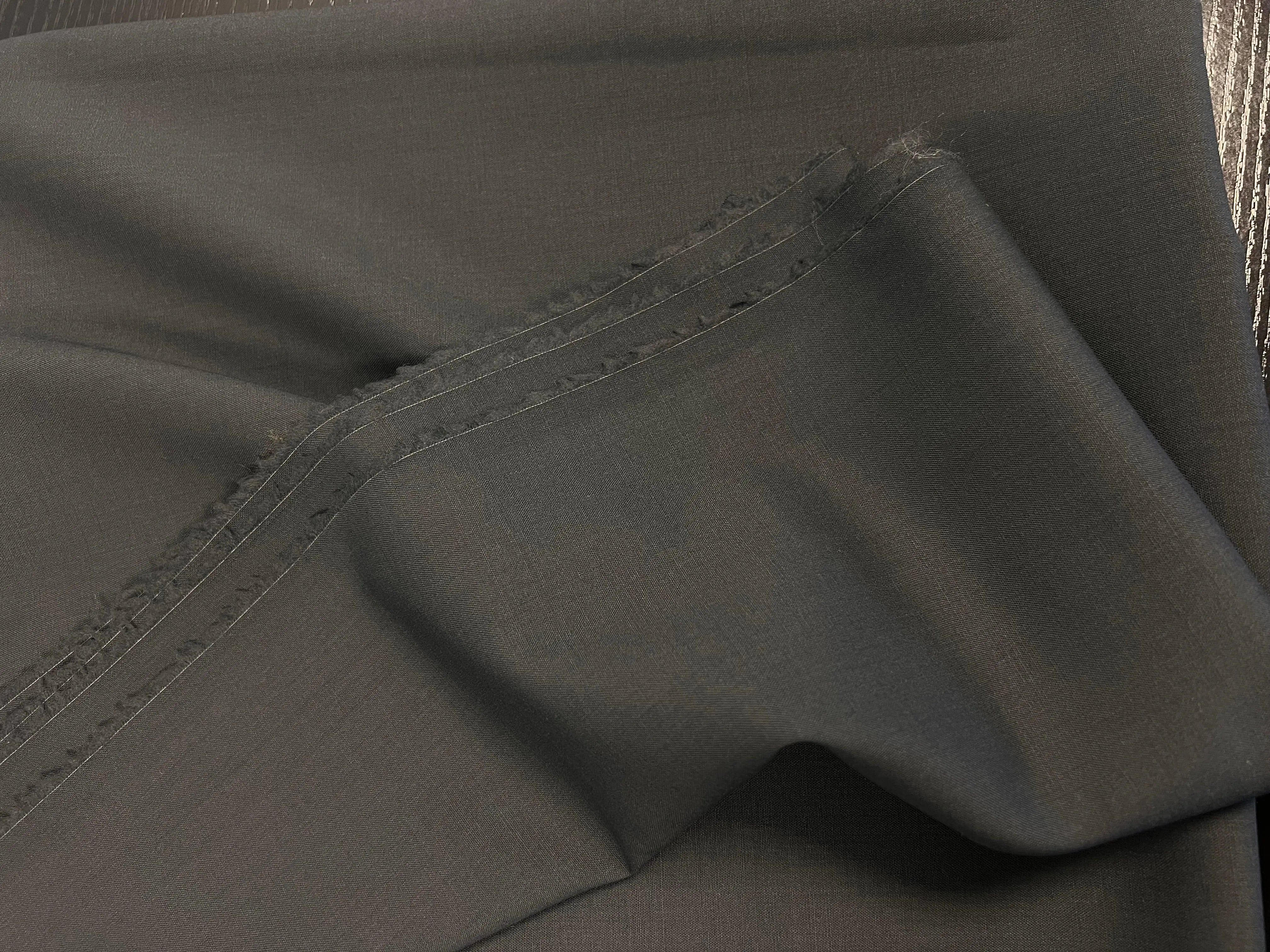 TOILE DE LAINE GRIS MASTIC - coupon de 3 mĂštres - My Little Coupon - tissu - coudre