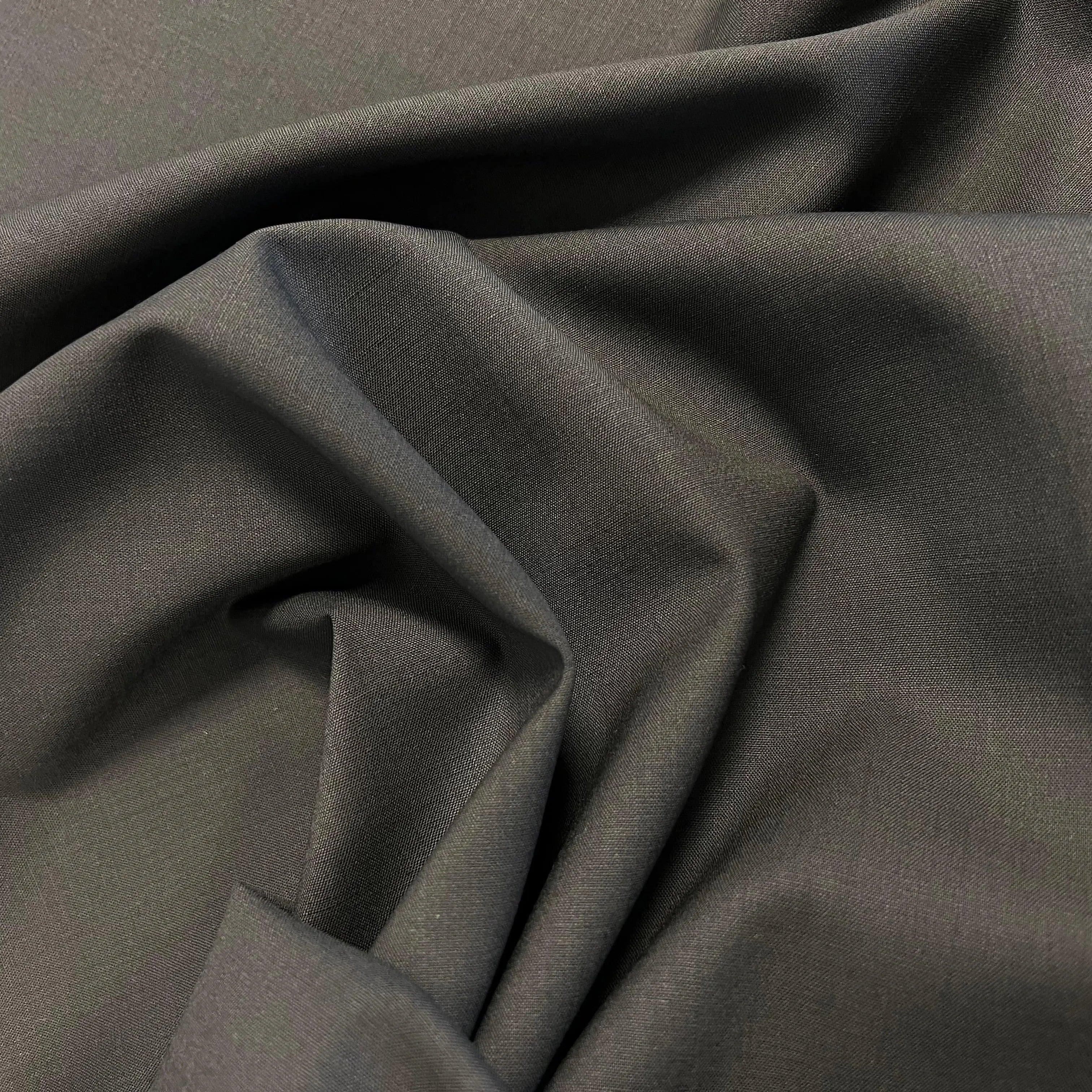 TOILE DE LAINE GRIS MASTIC - coupon de 3 mètres - My Little Coupon - tissu - coudre