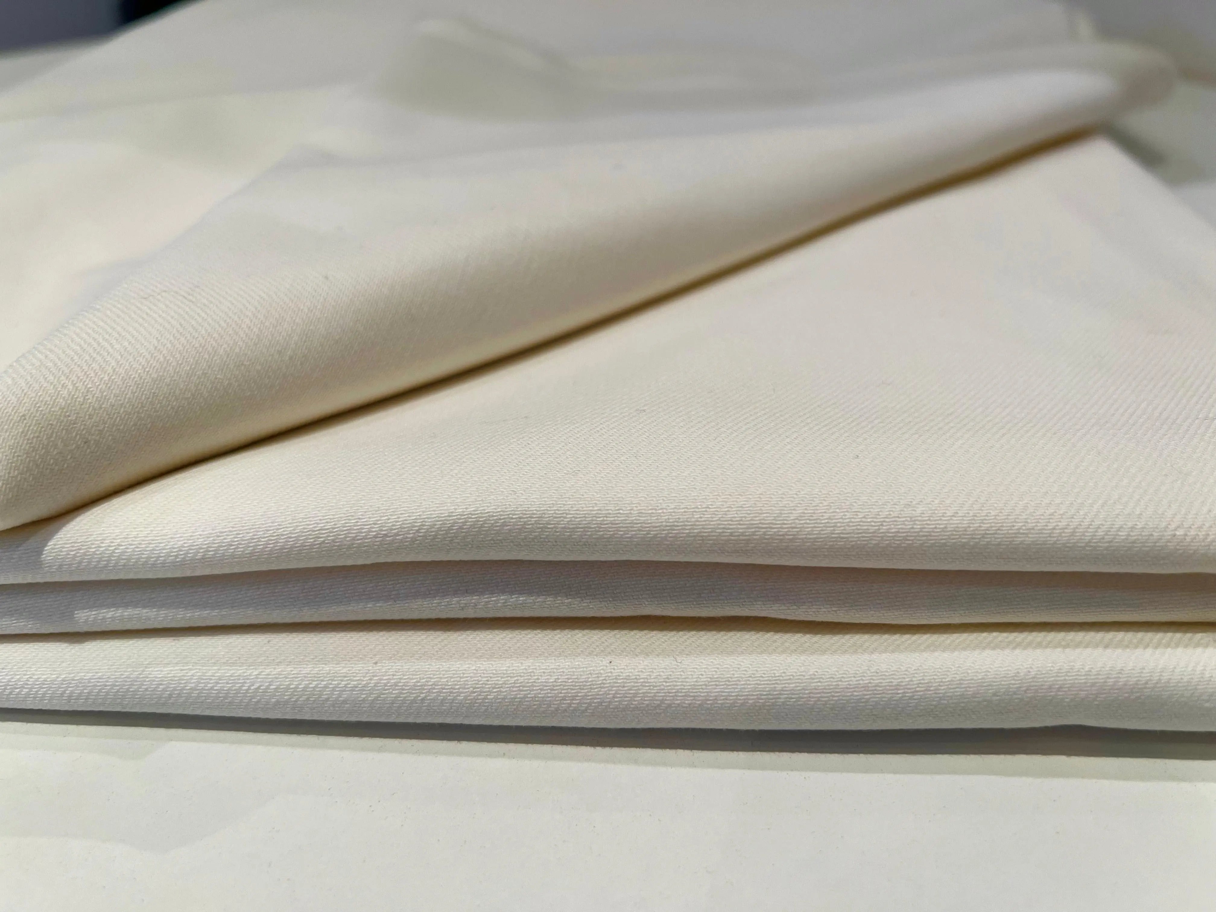 TOILE JEAN EXTENSIBLE COLORI ÉCRU MADE IN GREEN DENIM - My Little Coupon - tissu - coudre