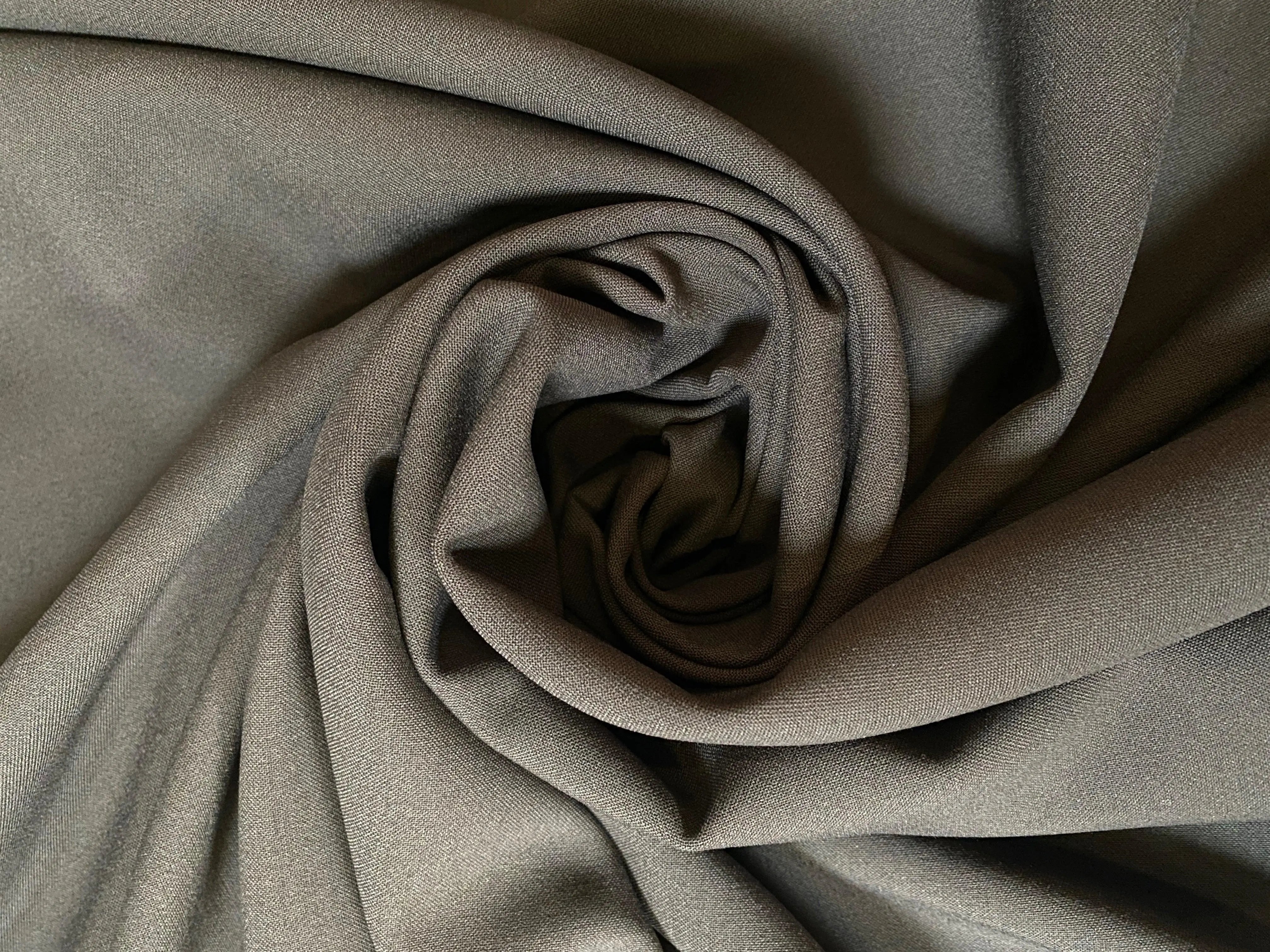 TOILE LOURDE D'AUTOMNE COLORIS VISON 3% ÉLASTHANNE - coupon de 3 mètres - My Little Coupon - tissu - coudre