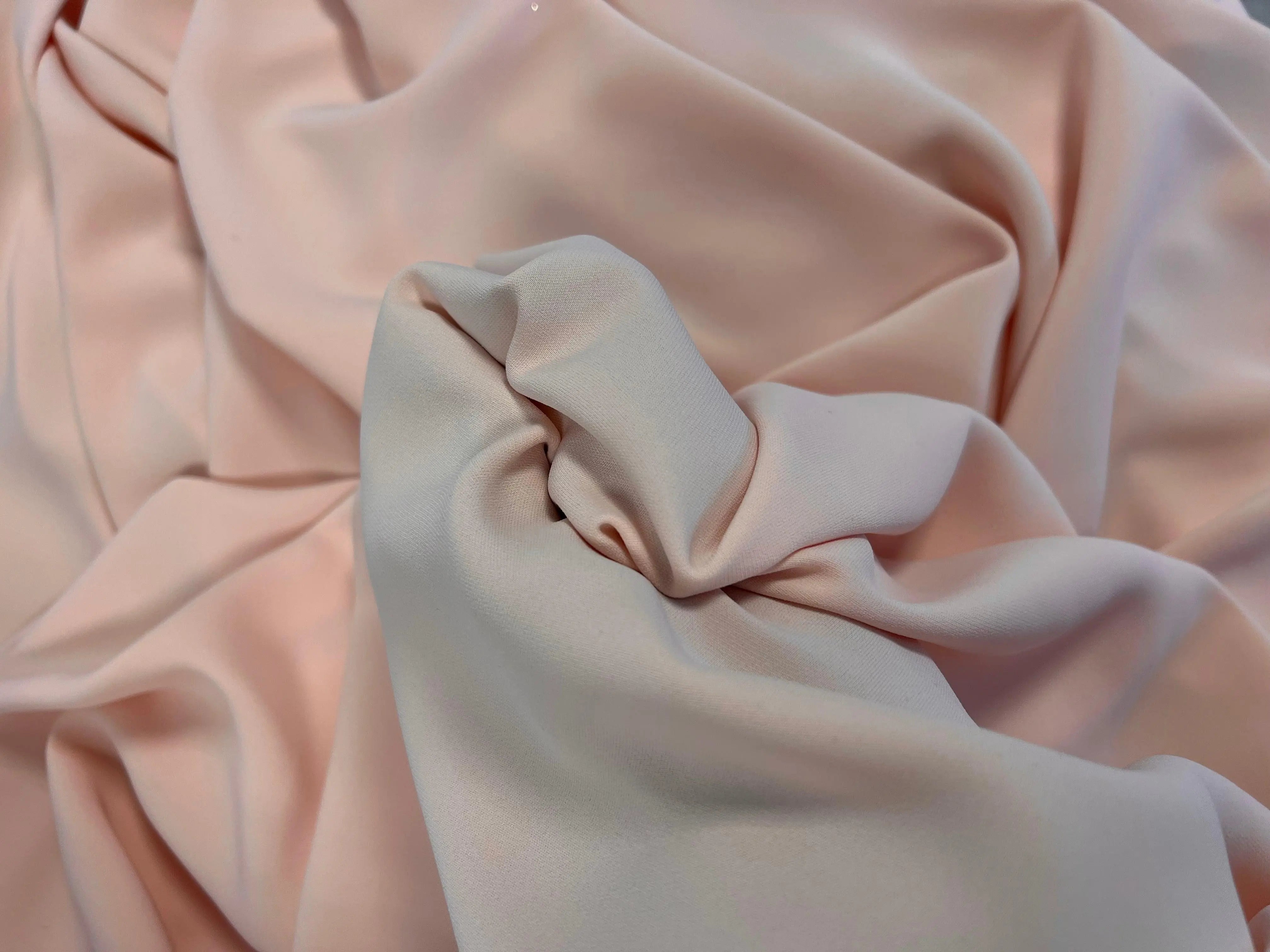 TOILE TEXTURÉE SAUMON TRÈS FLUIDE - My Little Coupon - tissu - coudre