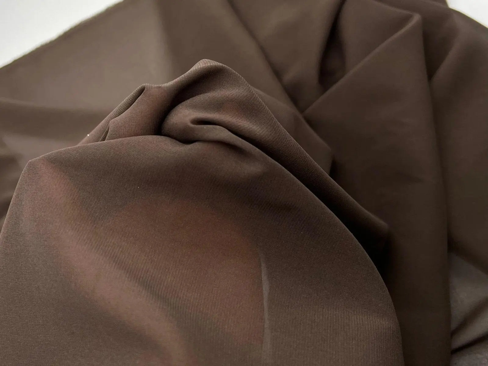 VOILE COULEUR CAFÉ - coupon de 3 mètres - My Little Coupon - tissu - coudre
