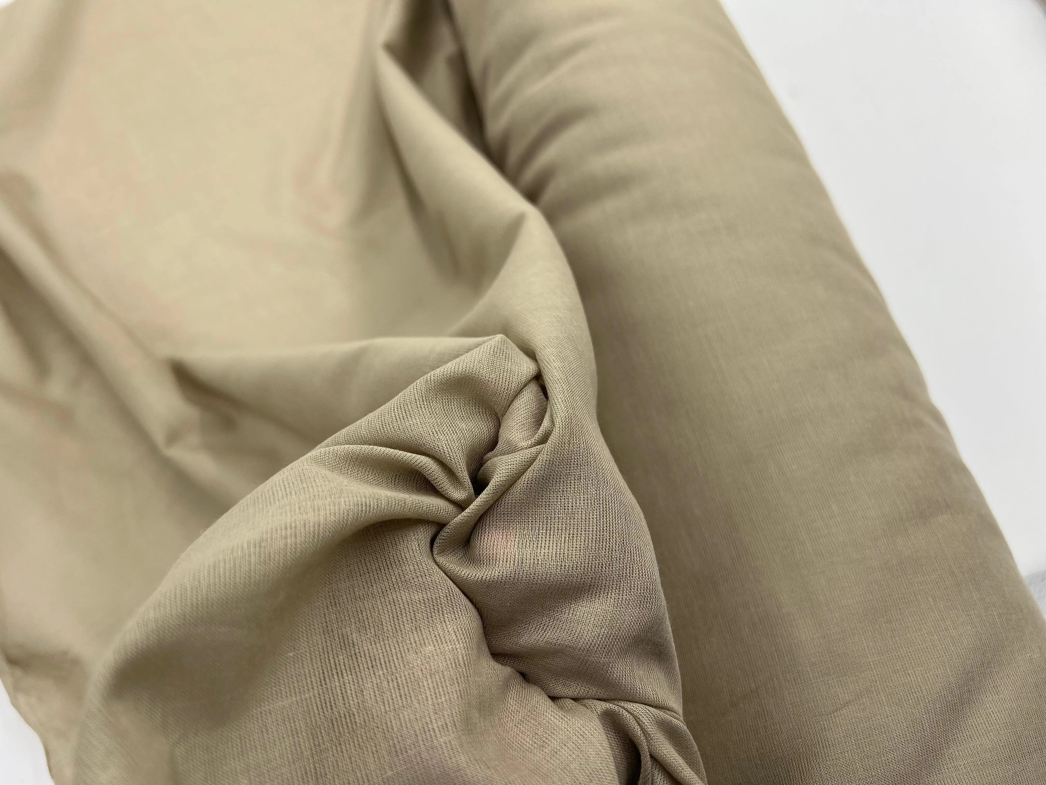 VOILE DE COTON PEIGNÉ SABLE - coupon de 3 mètres - My Little Coupon - tissu - coudre