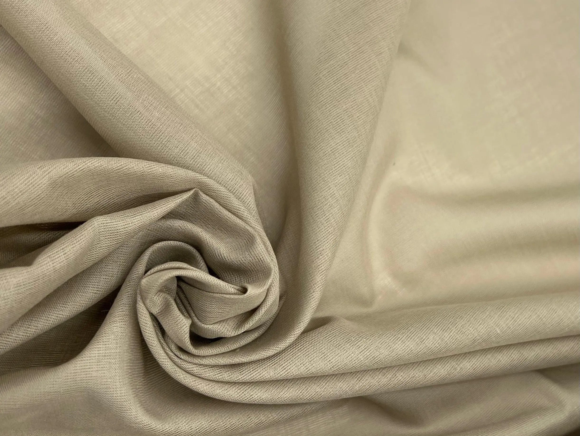 VOILE DE COTON PEIGNÉ SABLE - coupon de 3 mètres - My Little Coupon - tissu - coudre