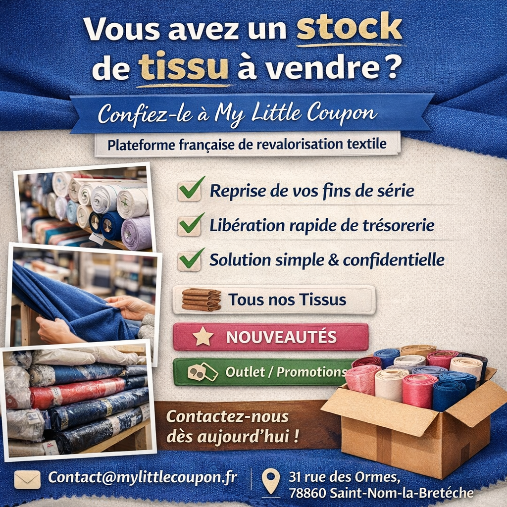 Rachat de stock tissu - My Little Coupon