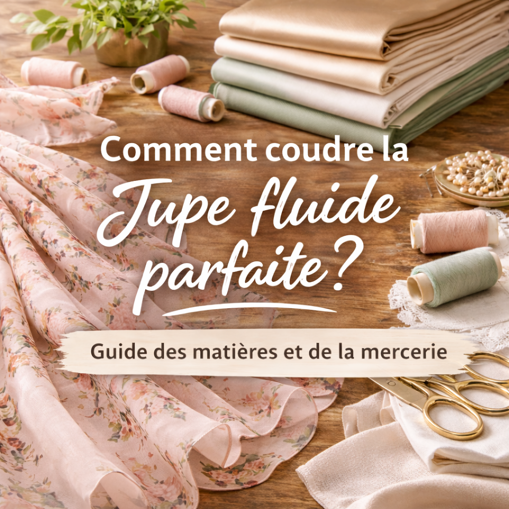 Comment coudre la jupe fluide parfaite ? Guide des matières et de la mercerie