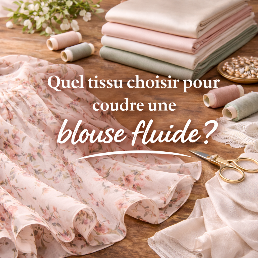 tissu blouse fluide couture qualité - My Little Coupon