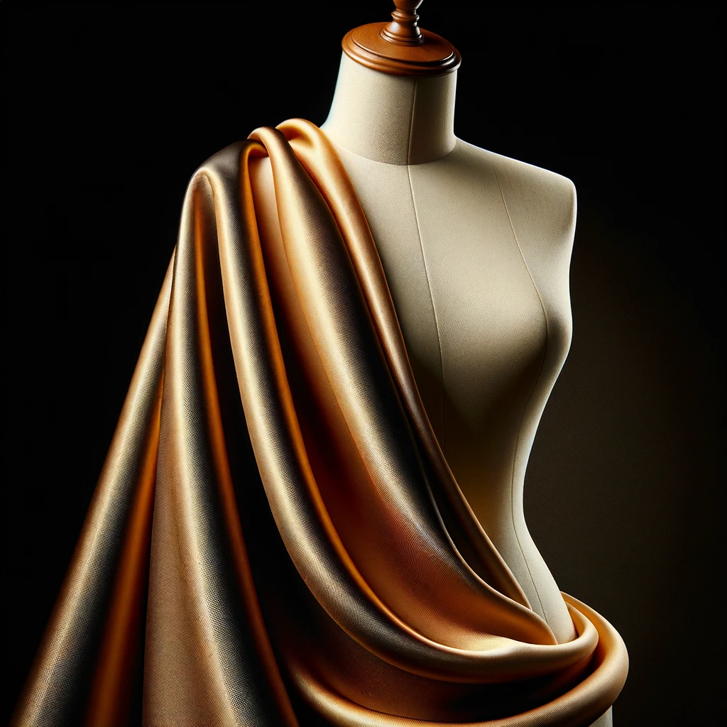 La Magie du Crêpe Envers Satin dans la Couture