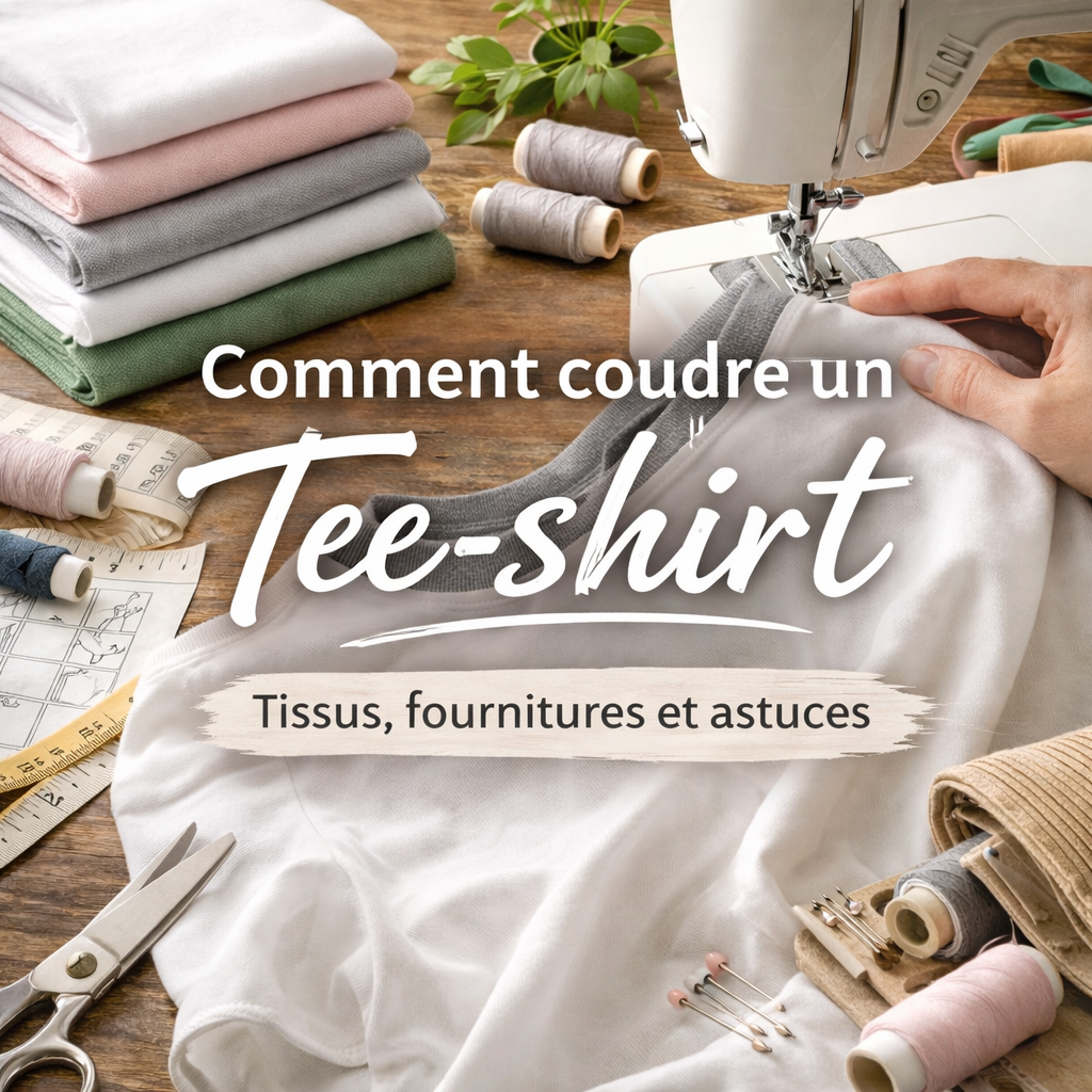comment coudre un tee-shirt, tissus jersey, couture - My Little Coupon