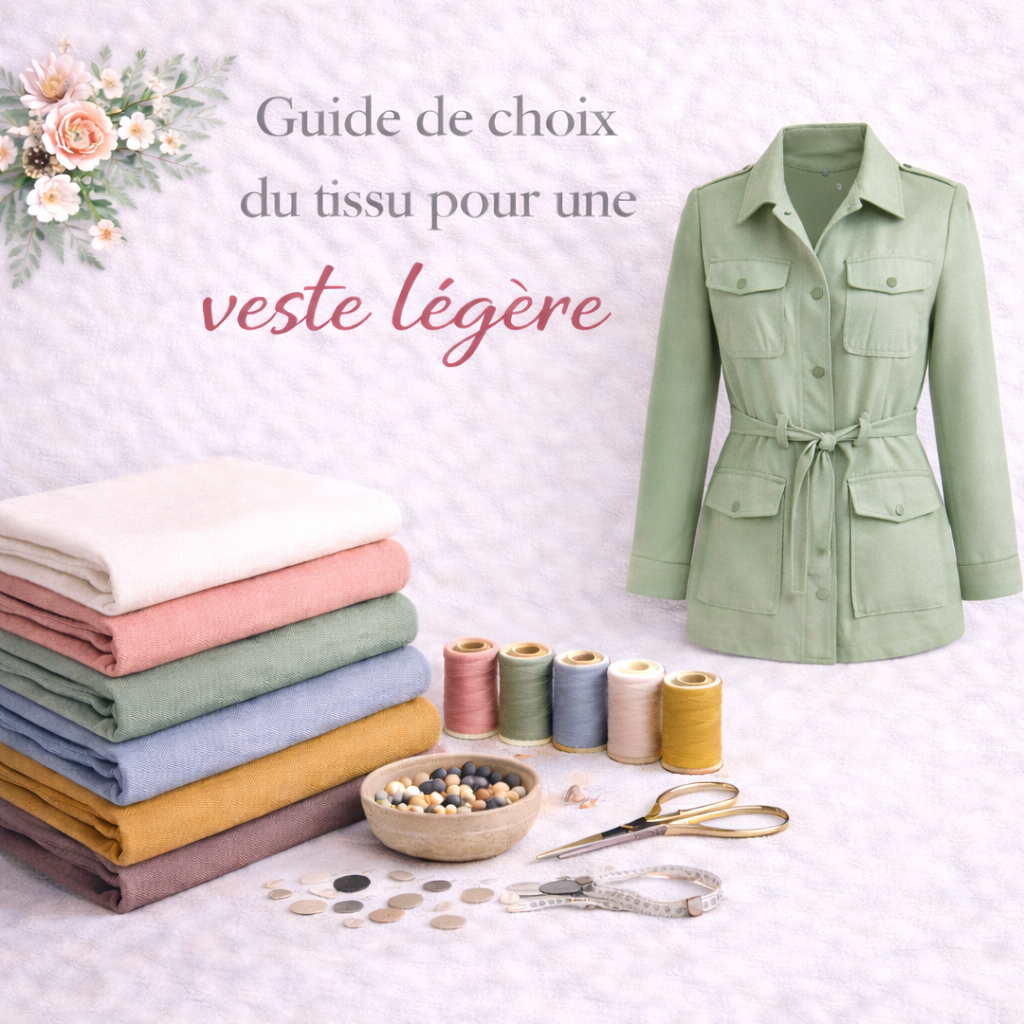 guide choix tissu veste légère couture - My Little Coupon