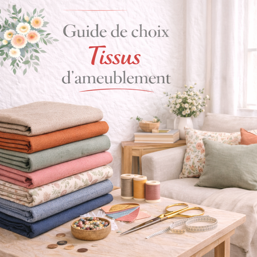 Quel tissu choisir pour débuter la couture d'ameublement ?