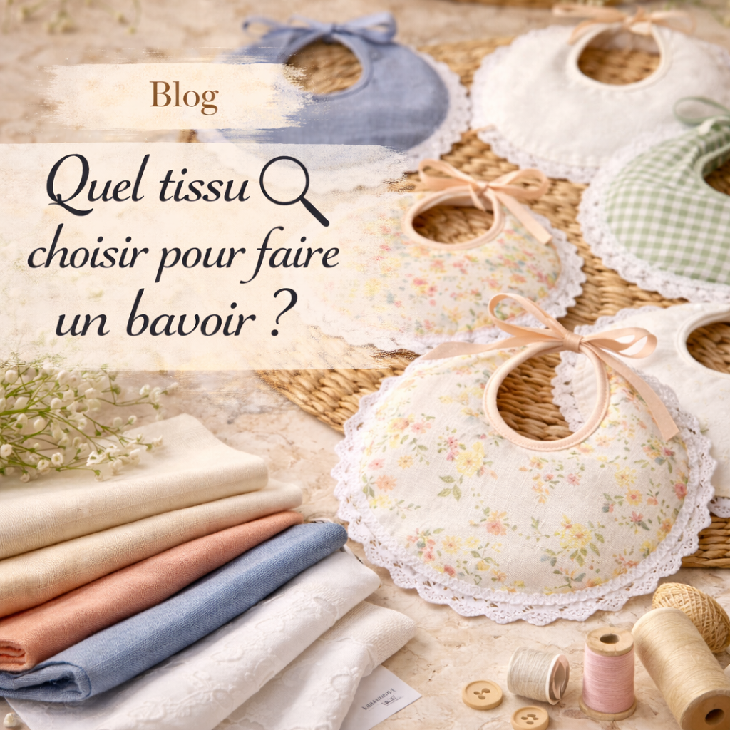 Quel tissu choisir pour coudre le bavoir bébé idéal ?