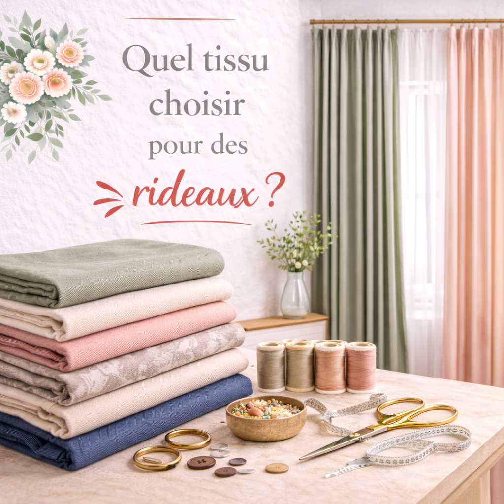 guide choix tissu couture rideaux - My Little Coupon