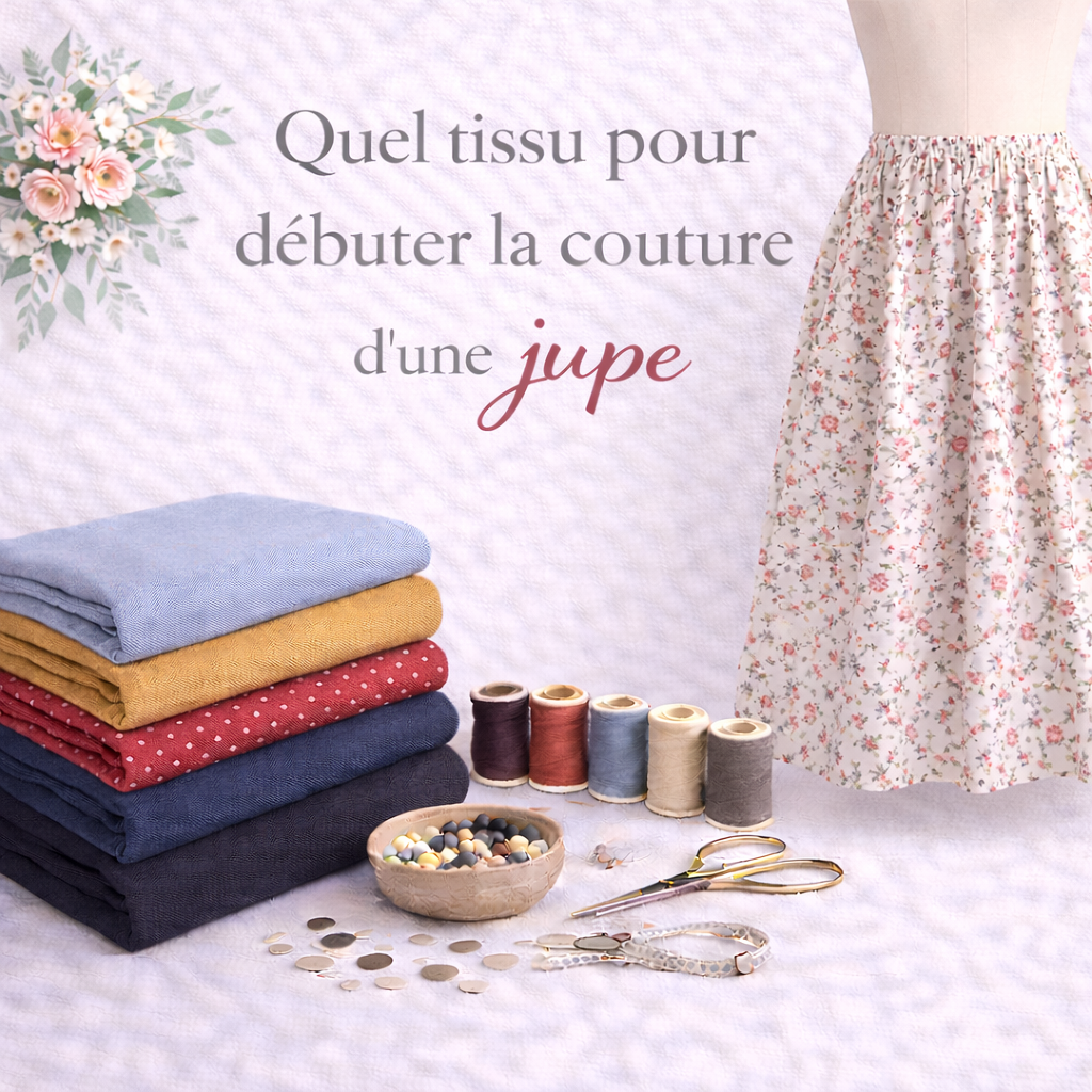 guide choix tissu couture jupe - My Little Coupon