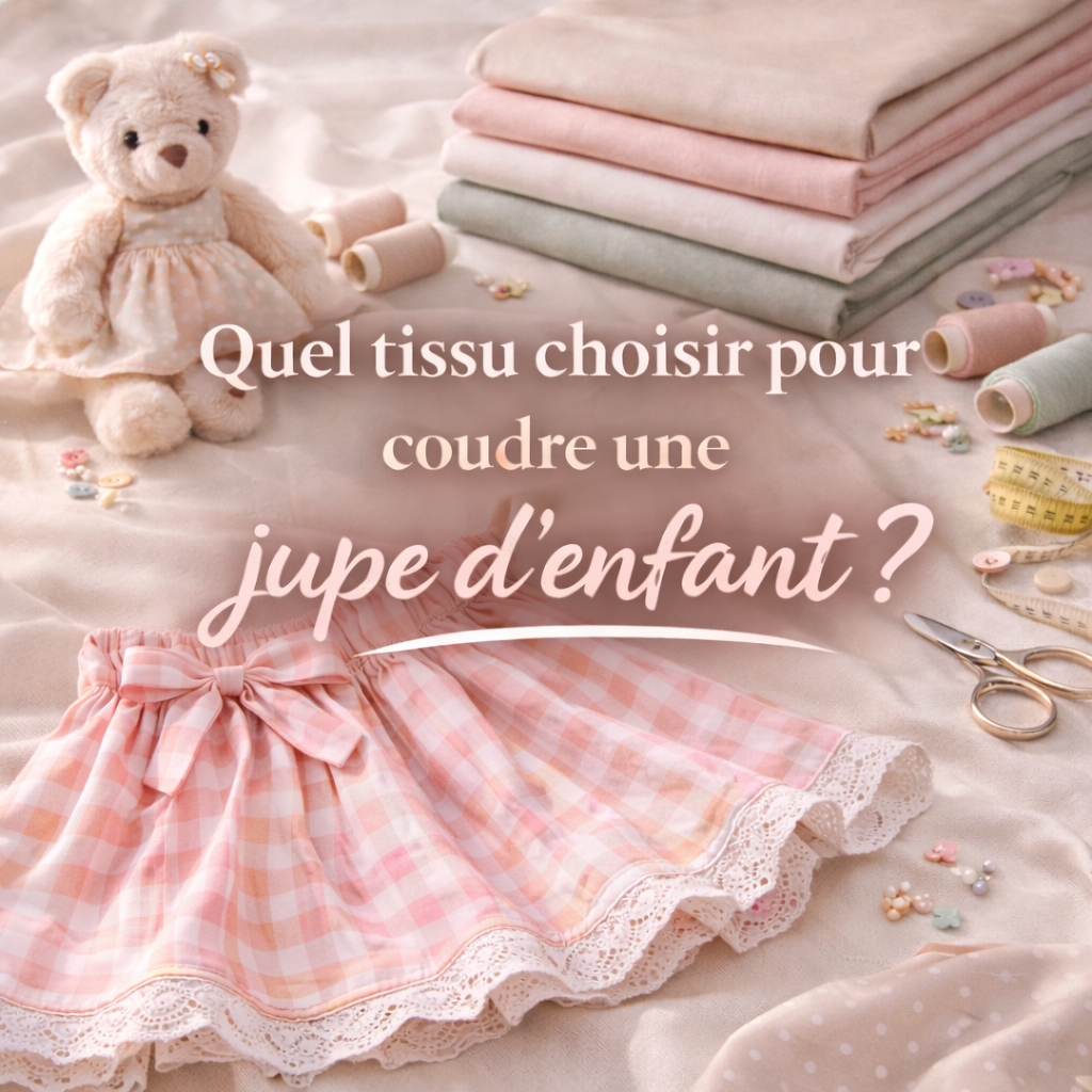 Quel tissu choisir pour coudre une jupe enfant stylée et confortable ?