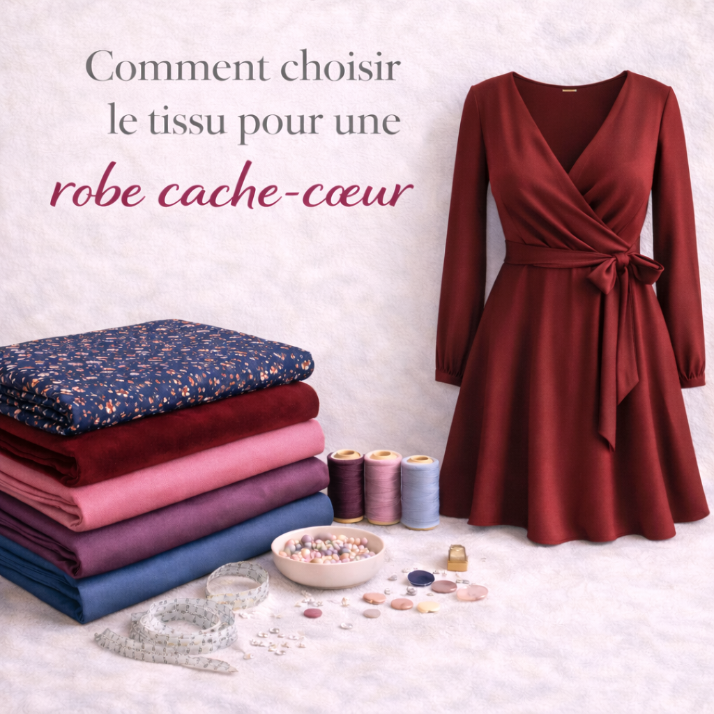 comment coudre une robe cache coeur tissu couture - My Little Coupon