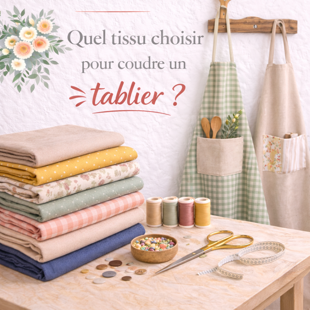 guide choix tissu tablier - My Little Coupon