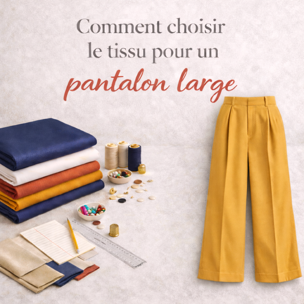 guide choix tissu pantalon large couture - My Little Coupon