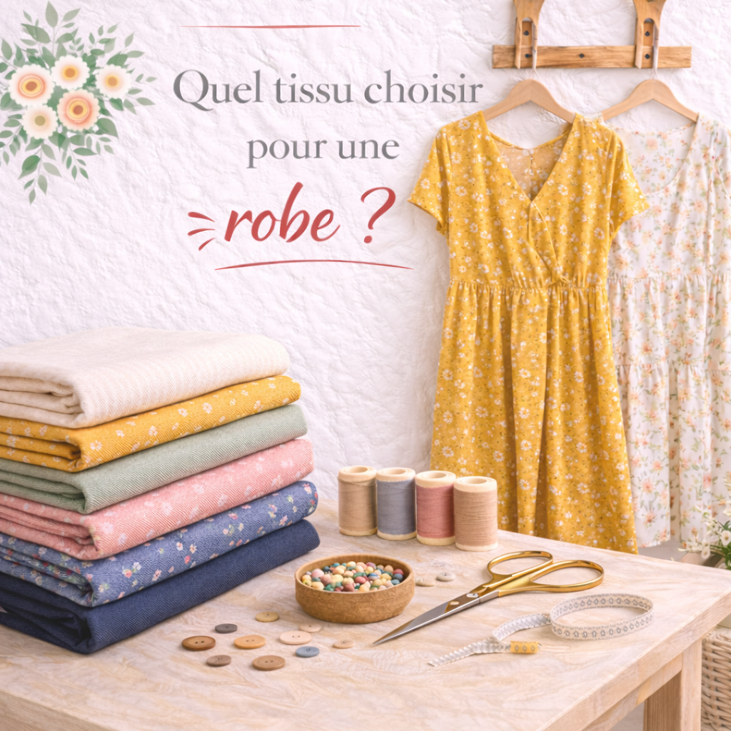 Quel tissu choisir pour coudre la robe