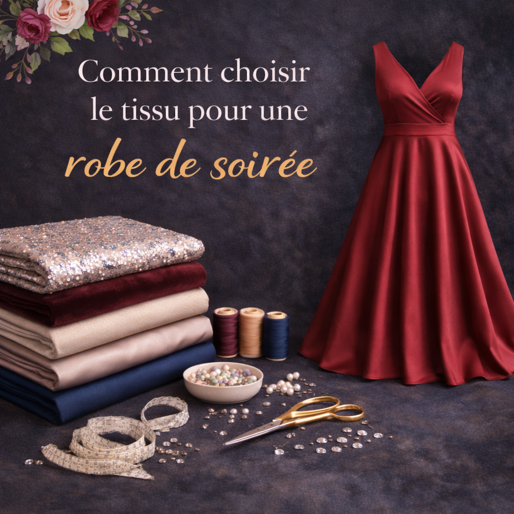 comment choisir tissu robe de soirée - My Little Coupon