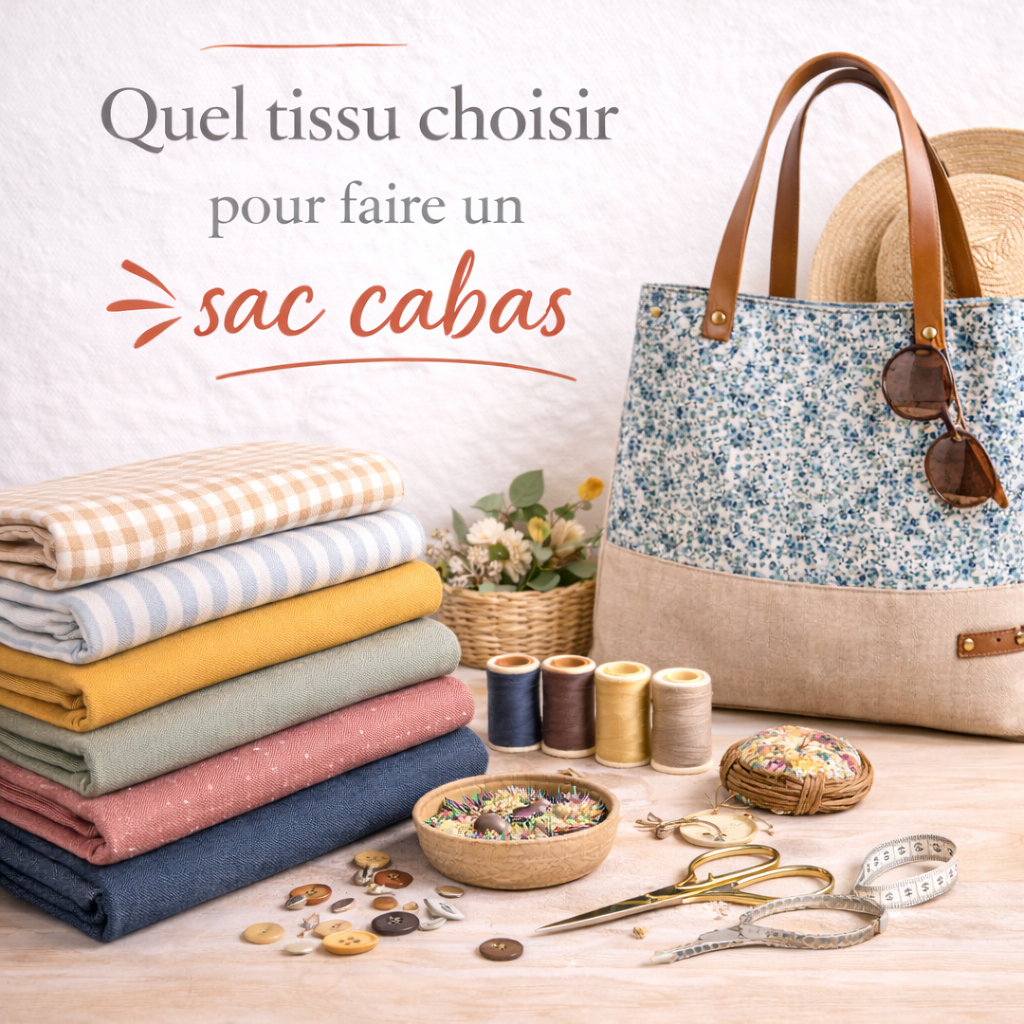 quel tissu choisir faire sac cabas couture