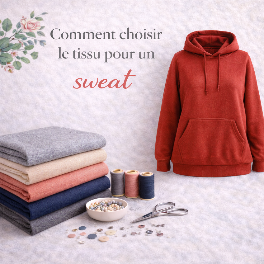 guide choix couture tissu sweat - My Little Coupon