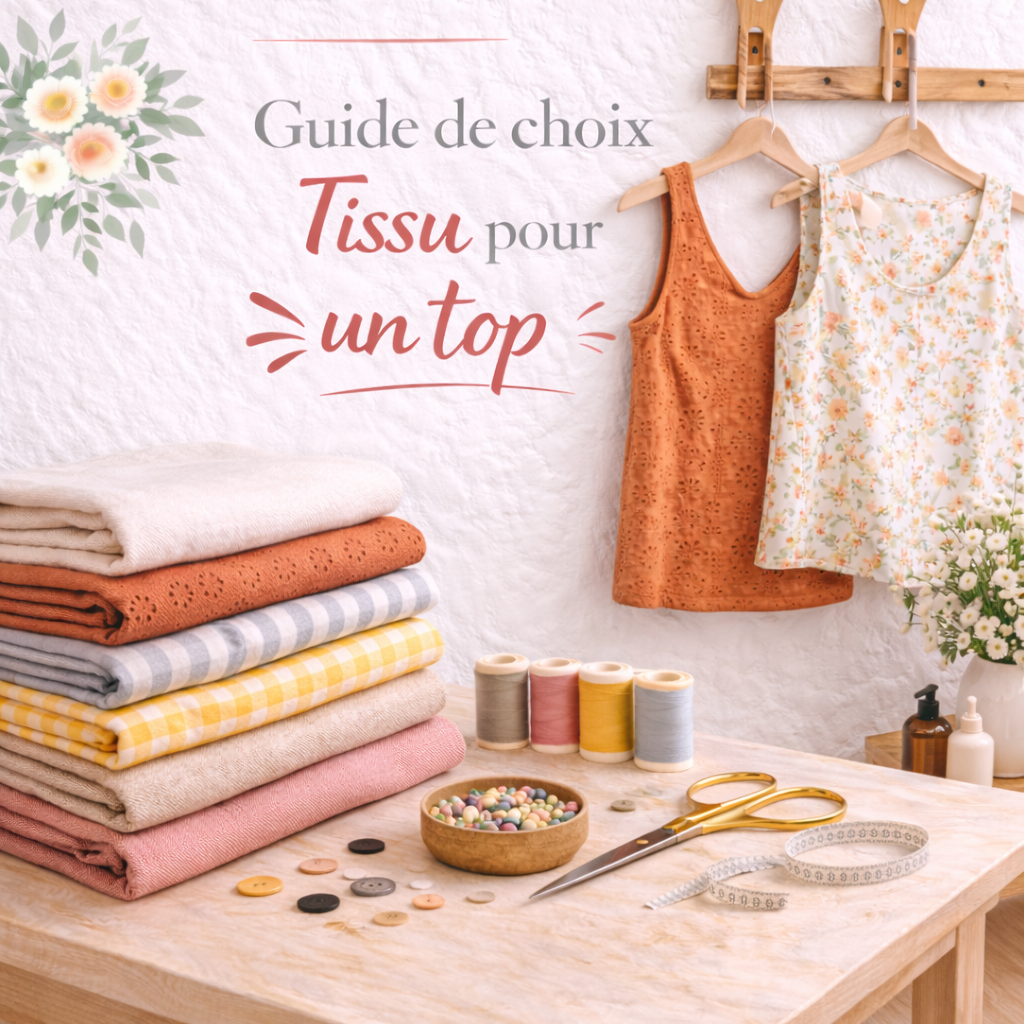 guide choix tissu couture top - My Little Coupon