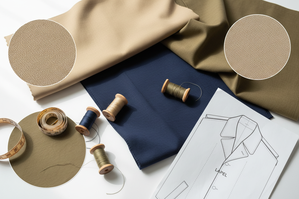 Quel tissu choisir pour coudre un trench parfait ?