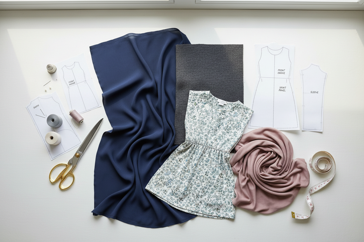 Quel tissu choisir pour coudre une robe patineuse inoubliable ?