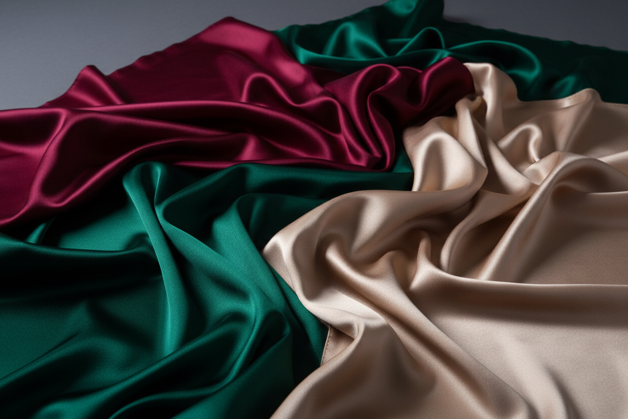 Tissu satin : brillance, fluidité et glamour pour vos créations