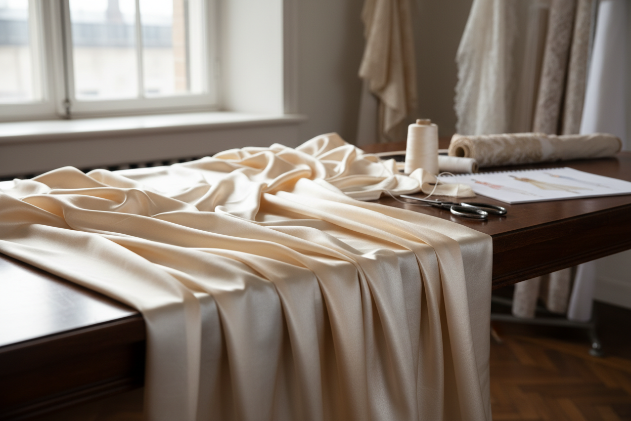 Tissu soie : la reine des matieres pour des créations de haute couture