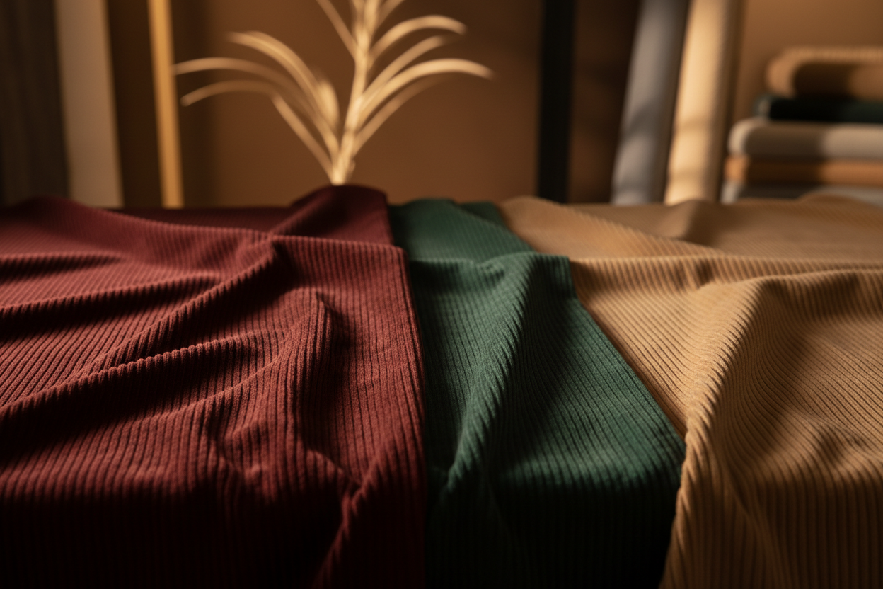 Tissu velours côtelé et milleraies : guide complet pour choisir et coudre