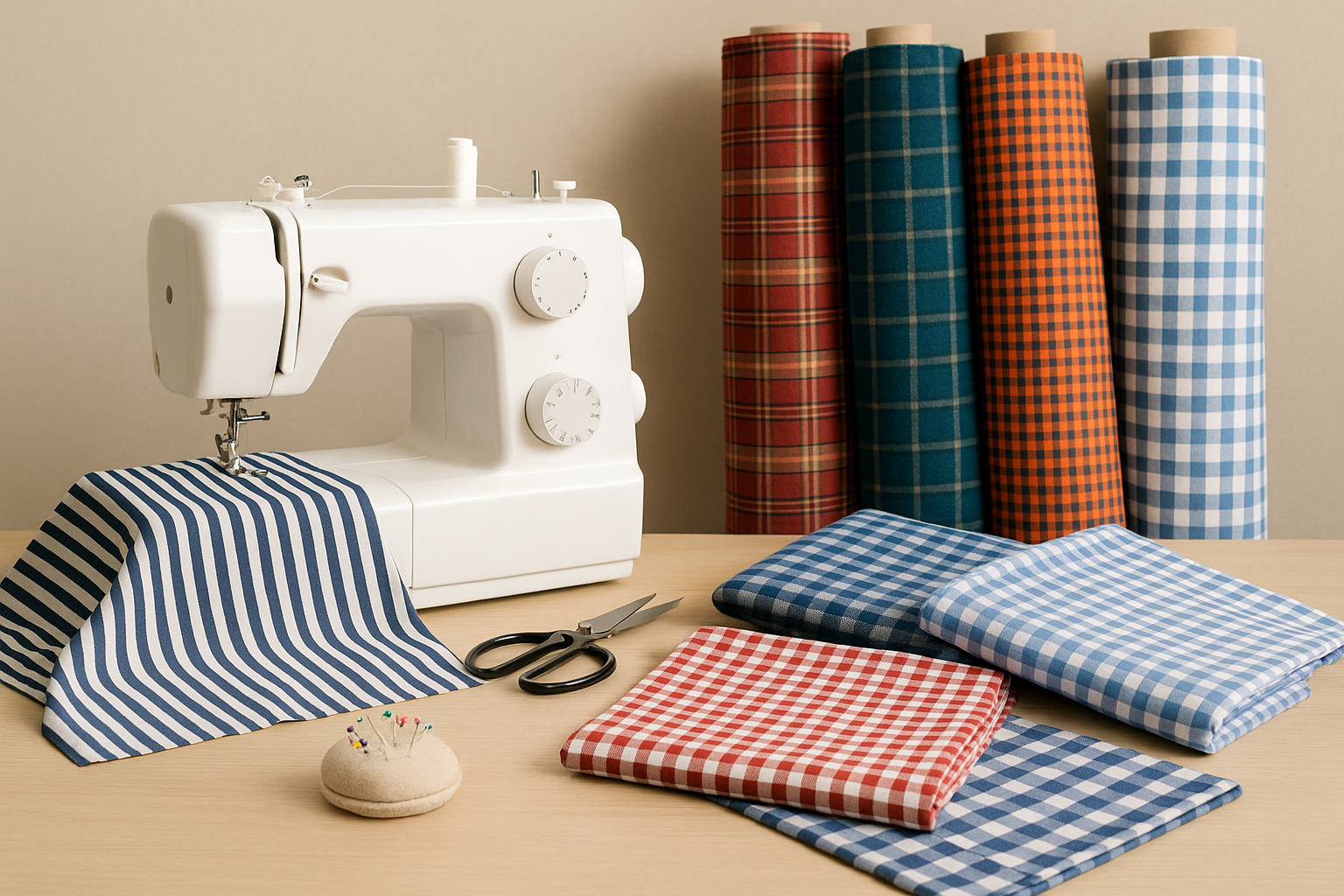 Tissus rayures et carreaux : guide couture, inspirations et idées de projets | My Little Coupon