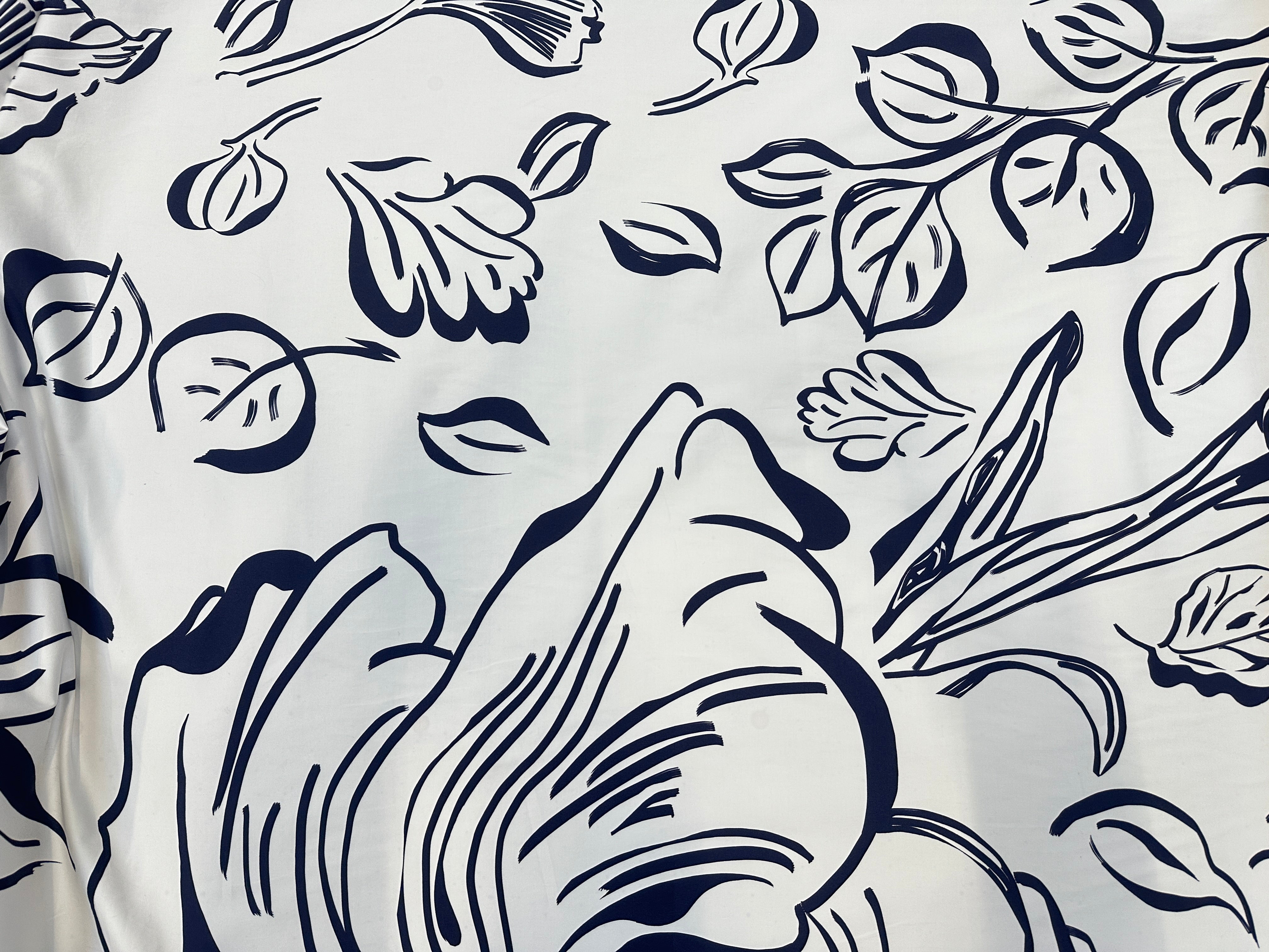 Tissu satin de coton