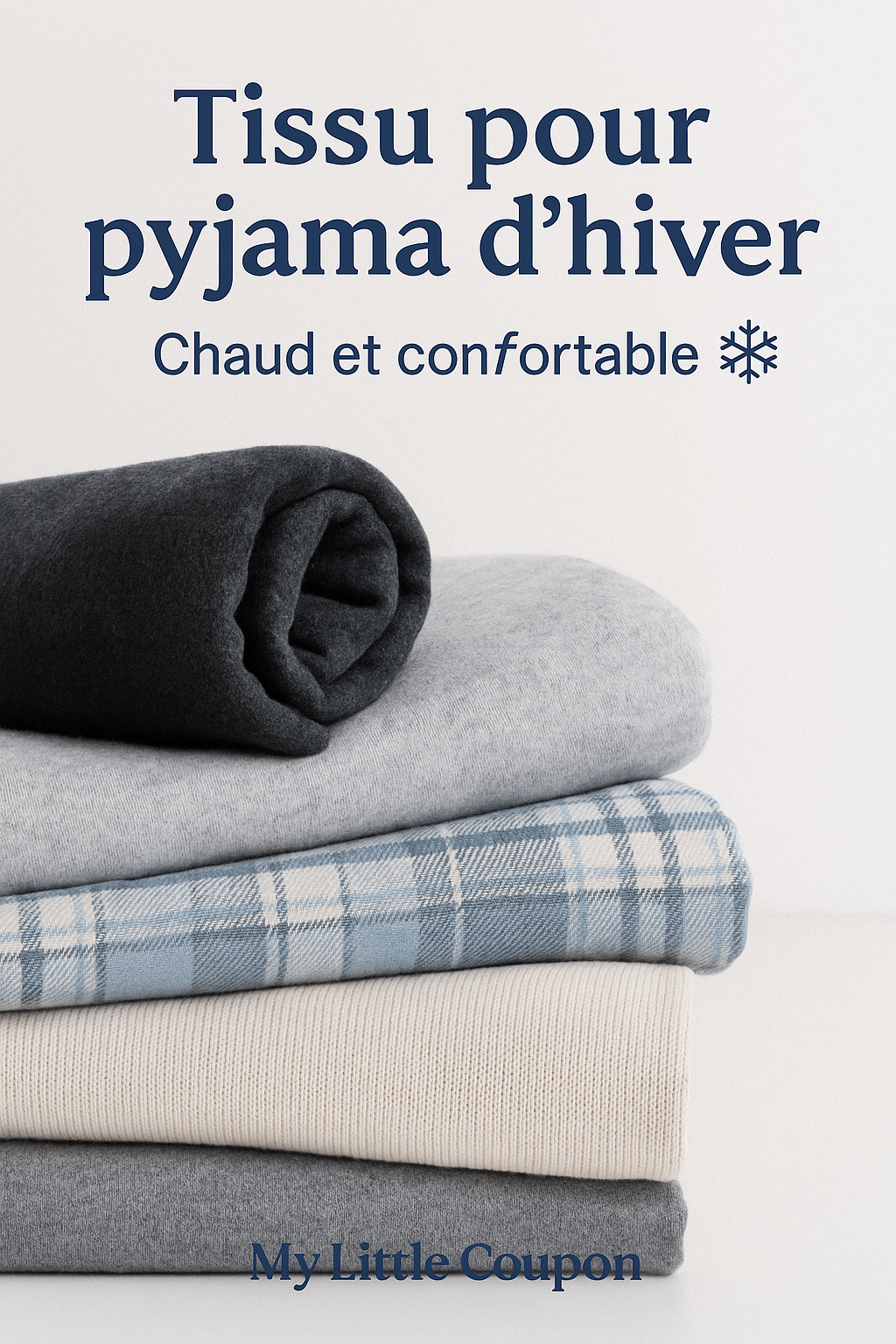 Tissu pour pyjama d'hiver - My Little Coupon