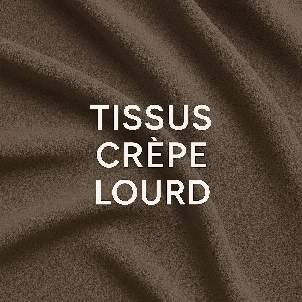 tissus crêpe lourd - My Little Coupon