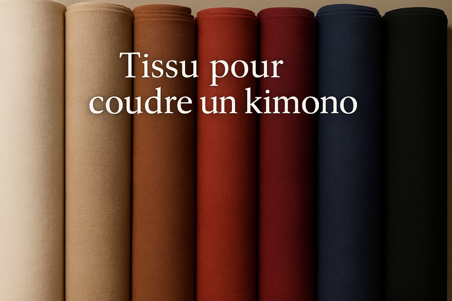Tissus pour coudre un kimono - My Little Coupon