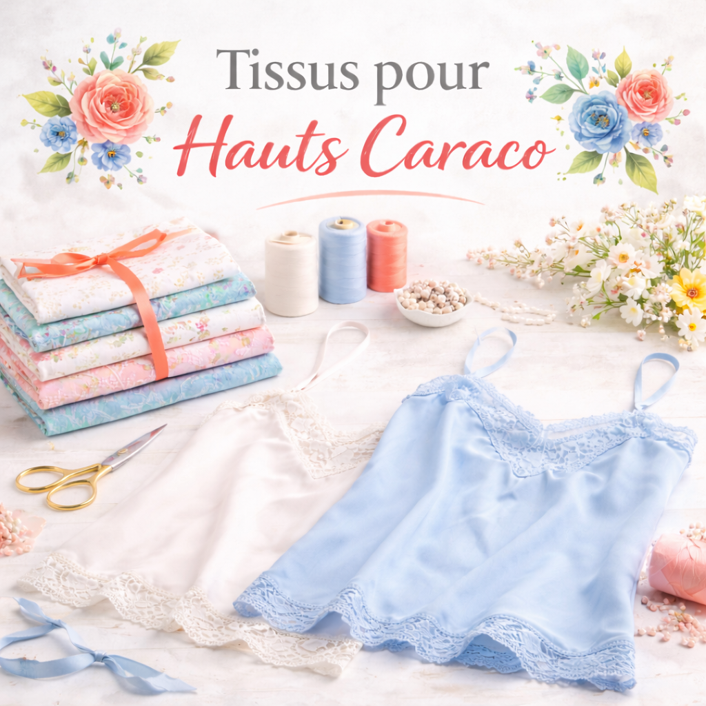 collection tissu couture haut caraco - My Little Coupon