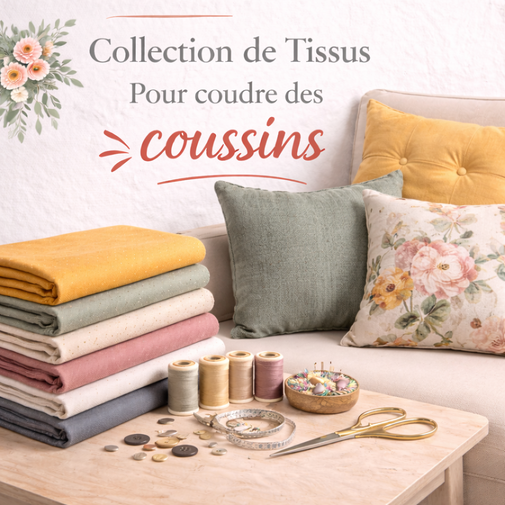 collection tissu couture coussin - My Little Coupon