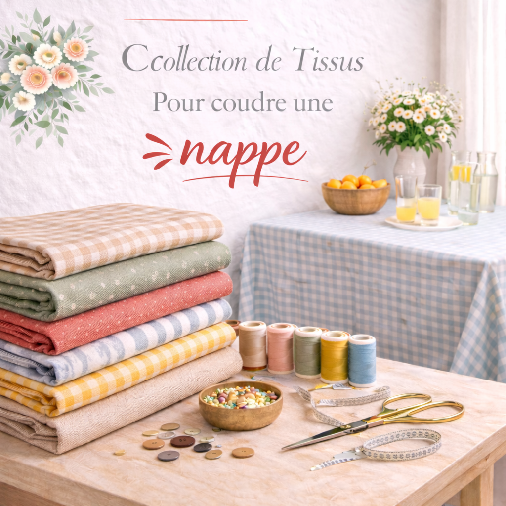 collection tissu couture nappe - My Little Coupon